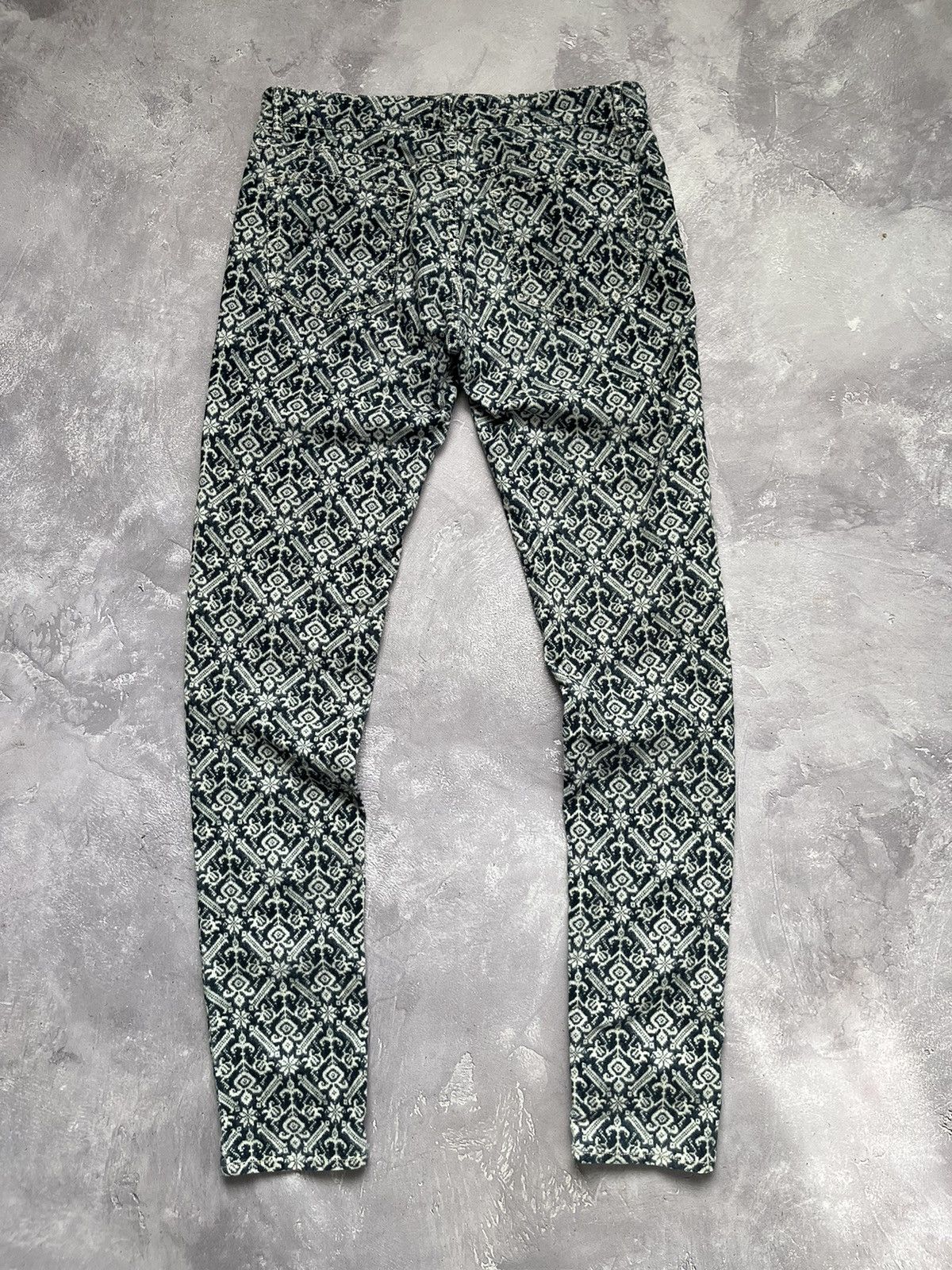 Ralph Lauren Denim & Supply Ralph Lauren Aztec Graphics Corduroy Pants Size 28" / US 6 / IT 42 - 2 Thumbnail