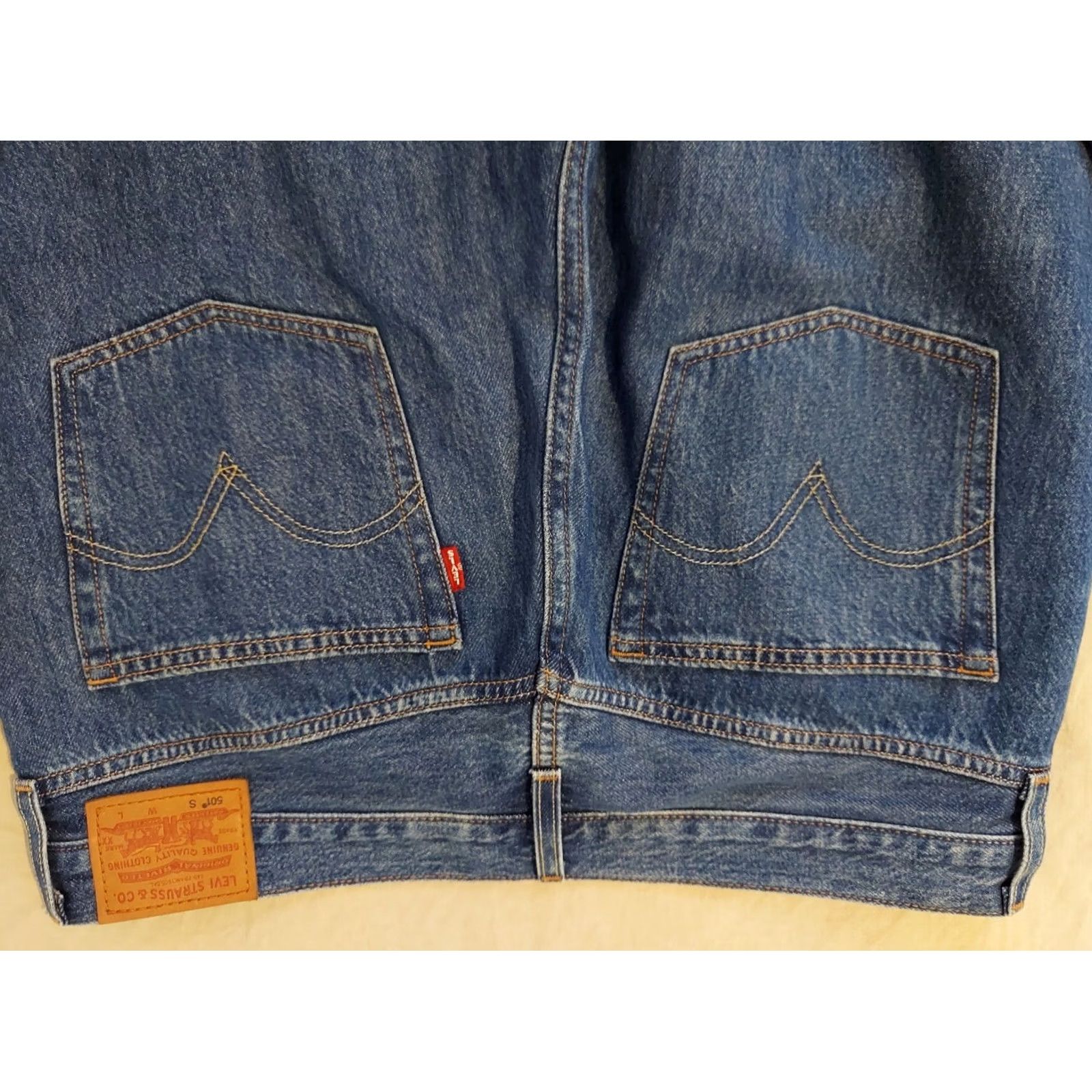 Levi's Mens Levi'S 501 Jeans - 32x28 Classic Straight Denim Pants Button Fit Size US 32 / EU 48 - 2 Thumbnail