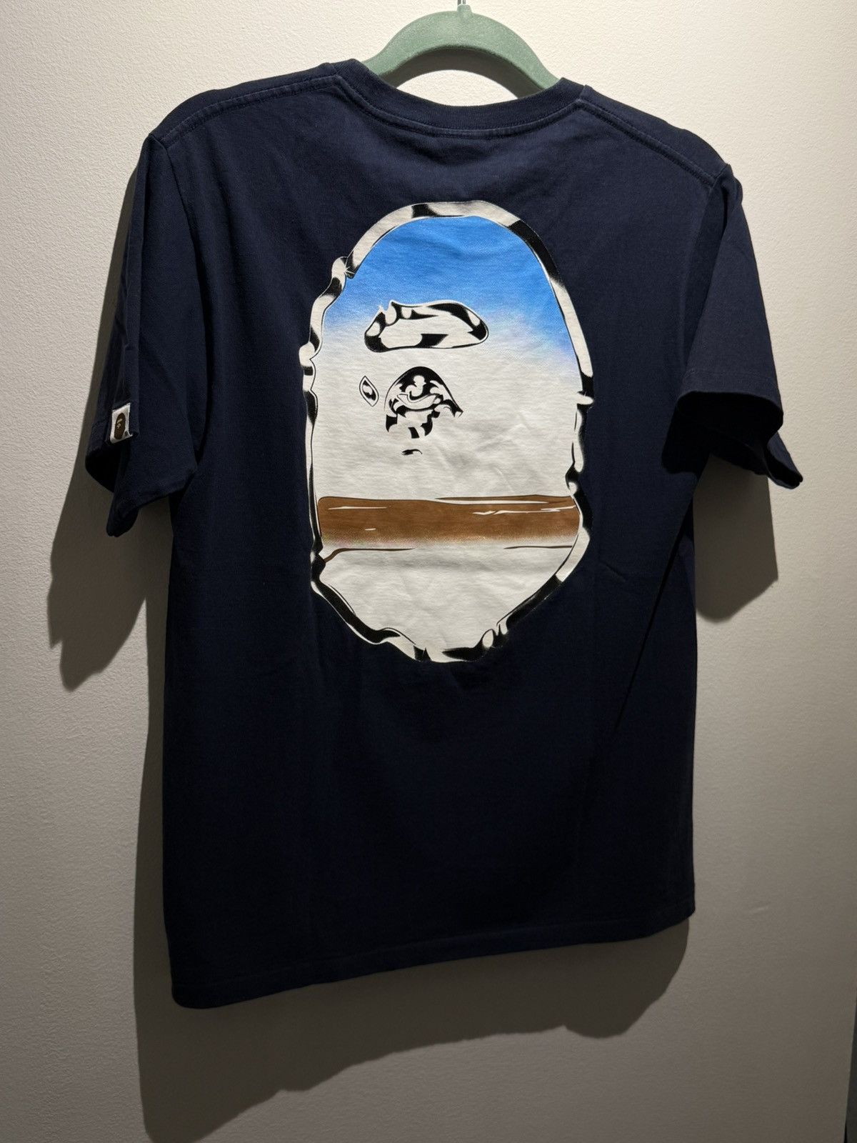 Bape Bape spell out chrome logo navy tee size S Size US S / EU 44-46 / 1 - 2 Thumbnail