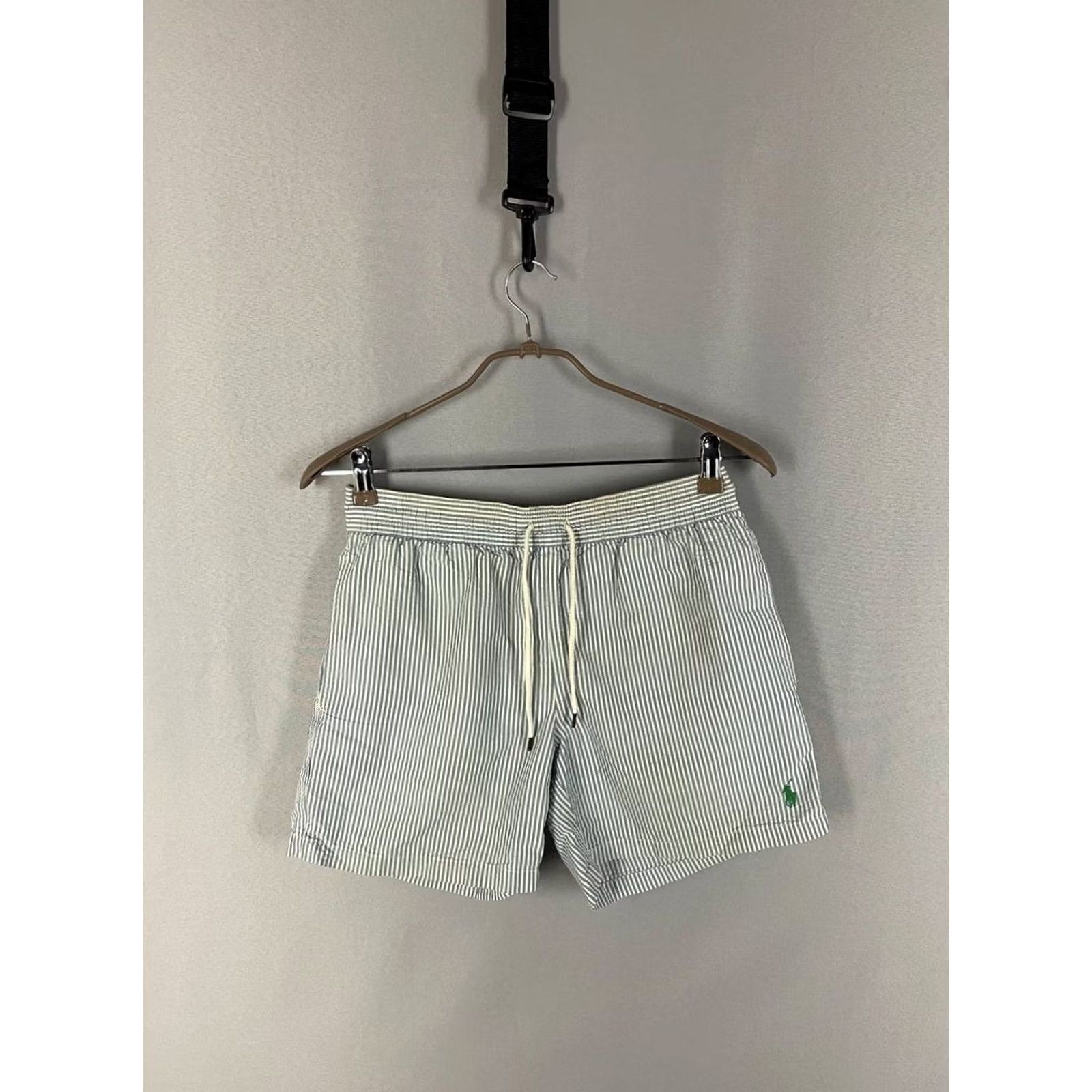 Polo Ralph Lauren Polo Ralph Lauren Mens Mini Shorts XS Blue White Striped Elastic Waist Size US XS / EU 42 / 0 - 2 Thumbnail