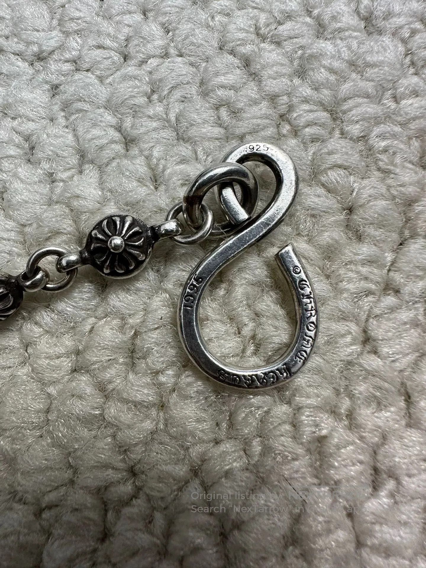 Chrome Hearts Chrome Hearts Cross Ball Lobster Clasp Chain. Size ONE SIZE - 6 Thumbnail
