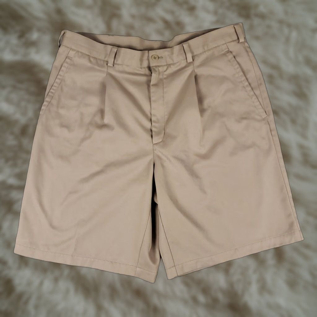 Nike Nike Shorts Mens 38 Beige Dri-Fit Pleated Chino Golf Casual Athletic Slim? Size US 38 / EU 54 - 1 Thumbnail