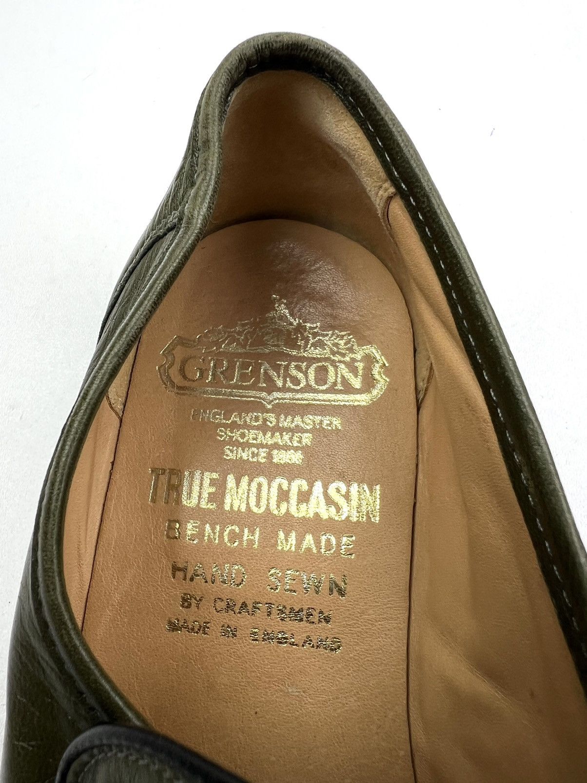 Grenson GRENSON Loafers Leather Shoes Made in England Green Men’s Size US 7 / EU 40 - 20 Thumbnail