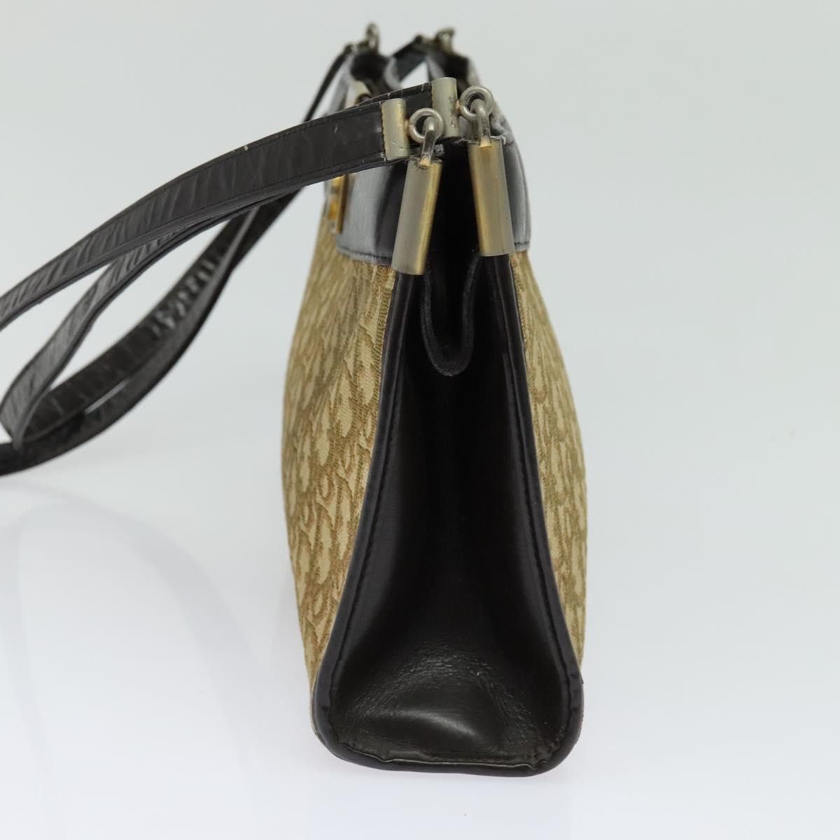 Dior DIOR Trotter Canvas Shoulder Bag Beige Gold Size ONE SIZE - 5 Thumbnail