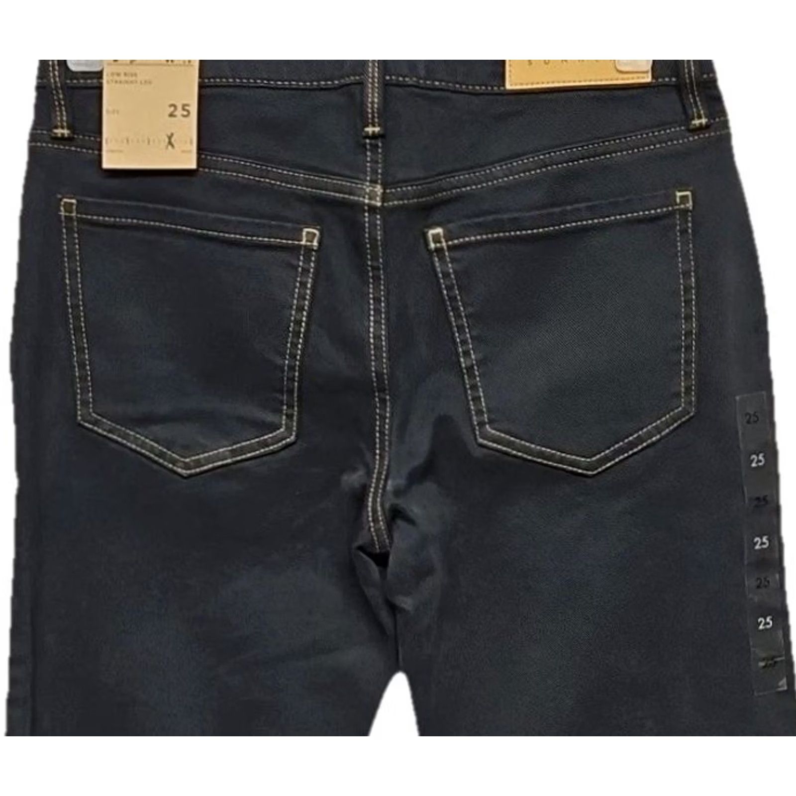 Pacsun PacSun Jeans Size 25 Low Rise Straight Leg Dark Wash Y2K Stretch Denim NWT Mens Men Regular 29in Inseam Blue Cotton Size US 26 / EU 42 - 2 Thumbnail