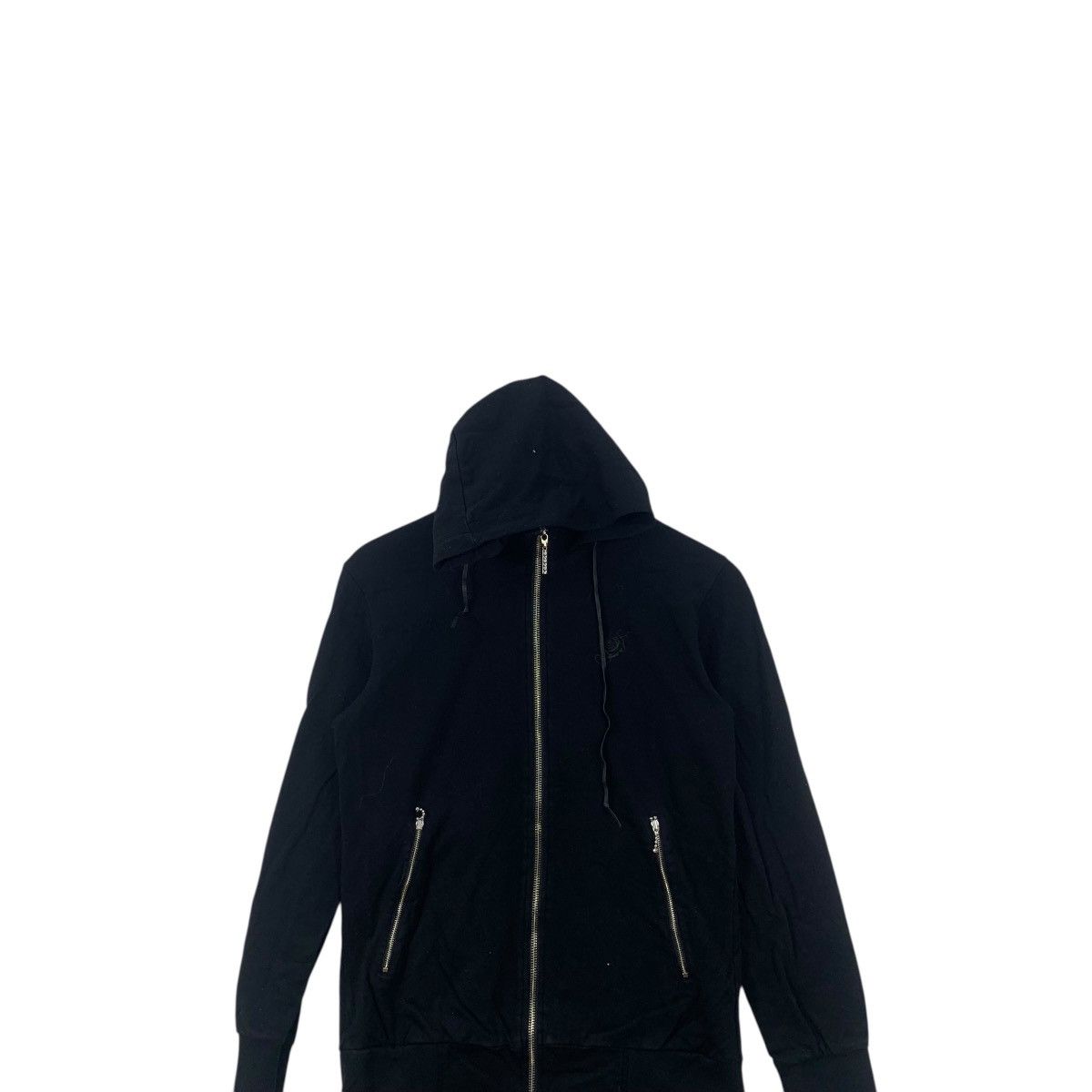 Other JUNMEN TAKAHASHI JAPAN Black Rose Zipper Hoodie Sweatshirt Size S / US 4 / IT 40 - 2 Thumbnail
