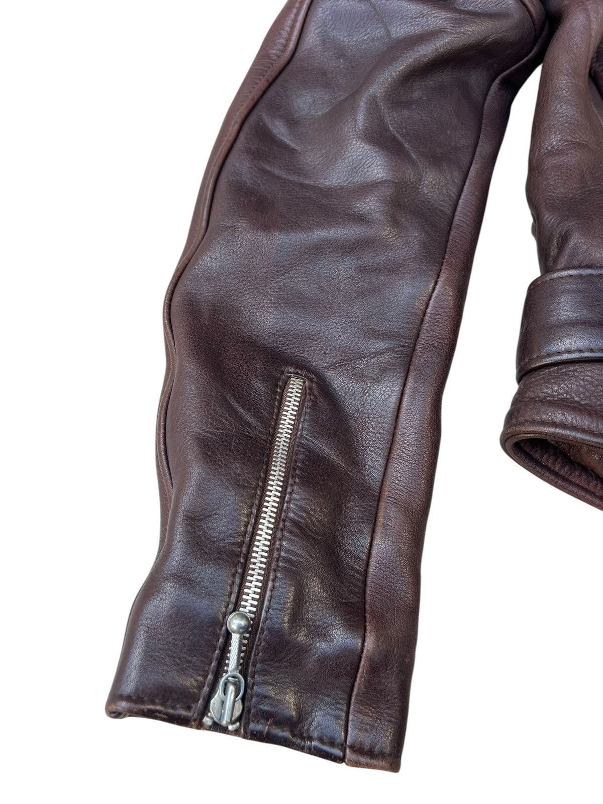 Indian Motorcycle RARE! 60s 70s Indian Motorcycle Embroidery Leather Jacket Size US S / EU 44-46 / 1 - 22 Thumbnail