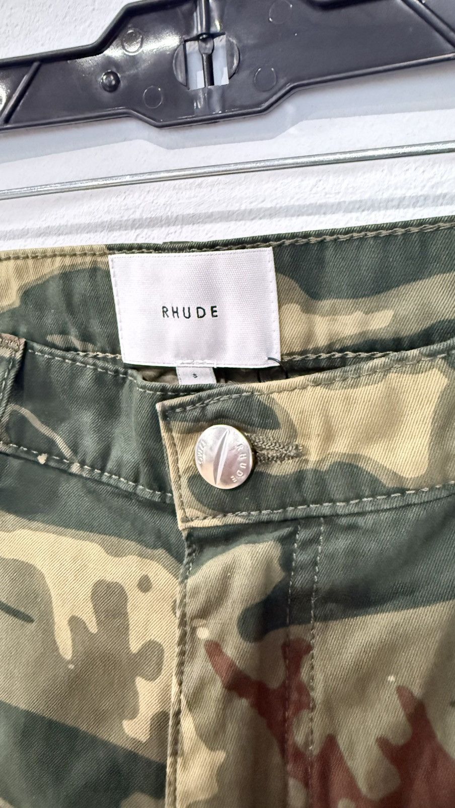 Rhude Rhude Tiger Camo Cargo Pant 'Green' - FW23PA21320 Size S NWT Size US 30 / EU 46 - 3 Thumbnail