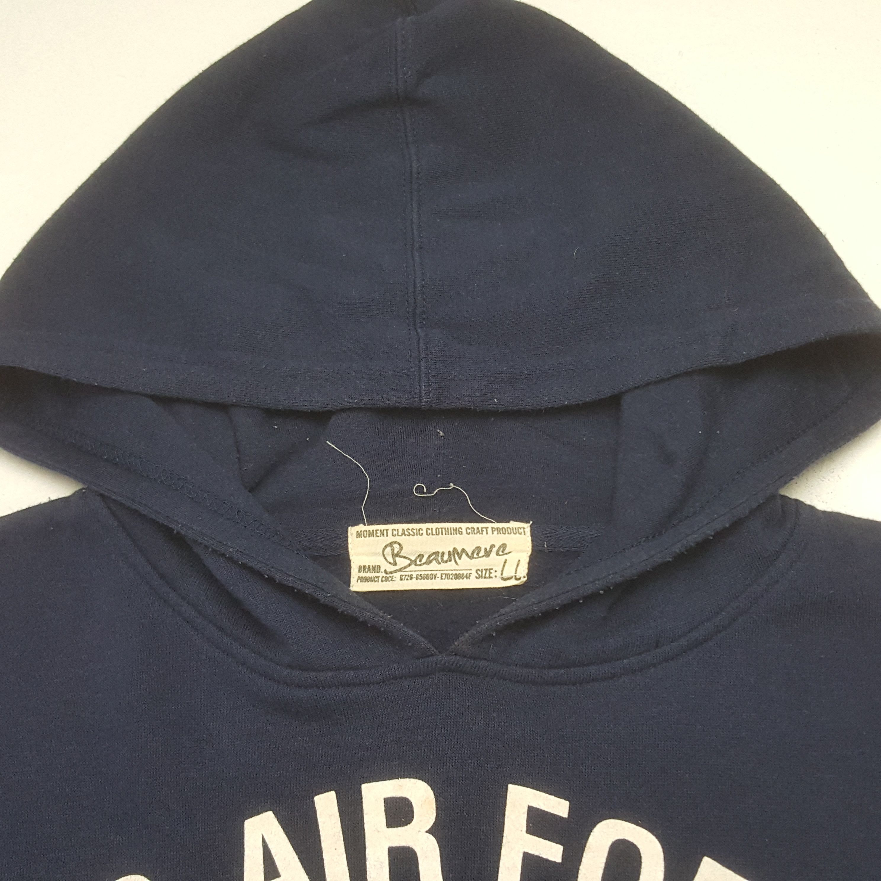 Beaumere Vintage U.S. Air Force Sweatshirt Hoodie Size US L / EU 52-54 / 3 - 4 Thumbnail