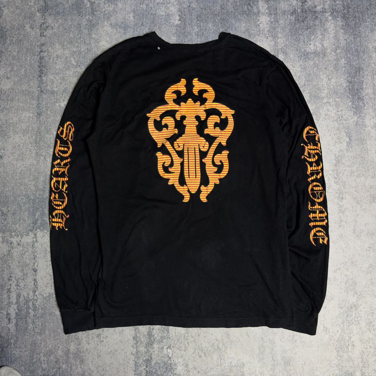Chrome Hearts Chrome Heart V89 DAGGER long sleeve shirt | Grailed
