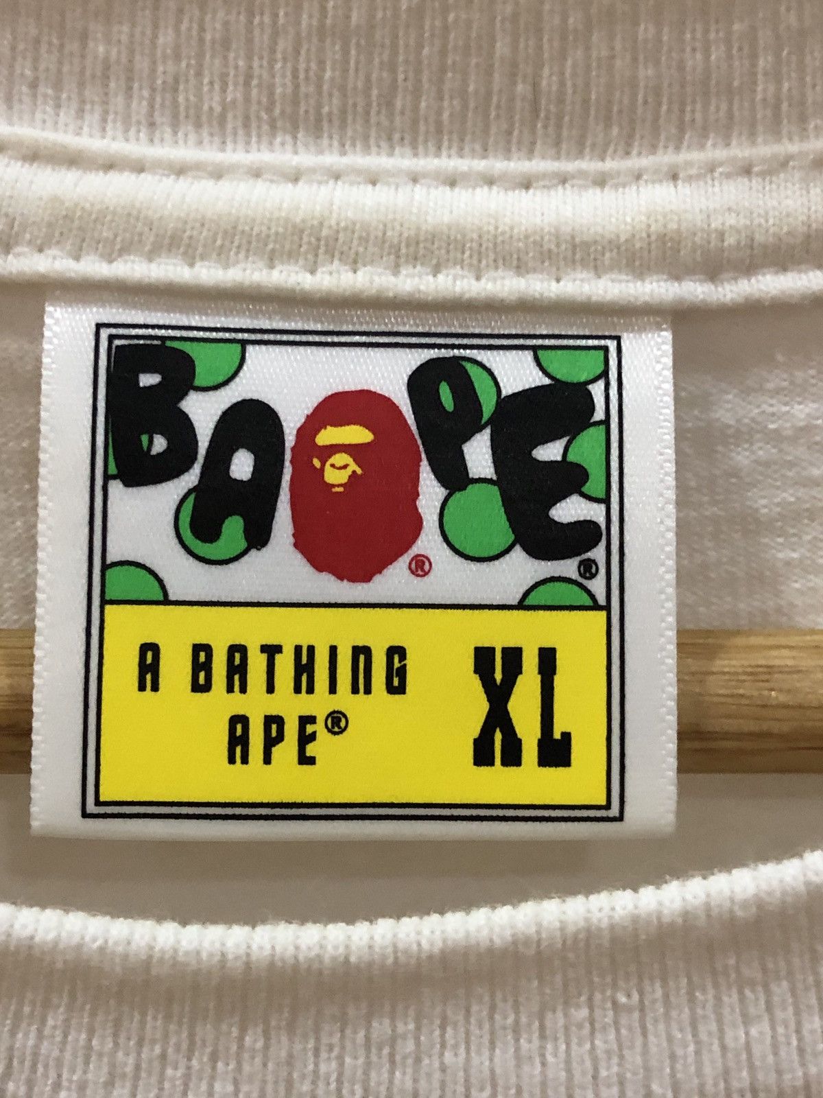 Bape A Bathing Ape Embroidery Style Souvenir Logo Tee Size US XL / EU 56 / 4 - 7 Thumbnail