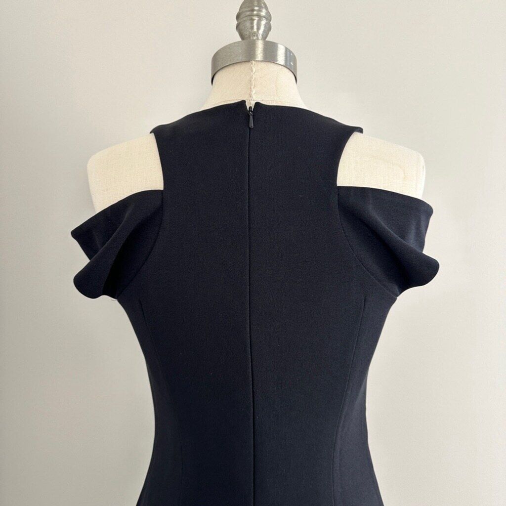 Tadashi Shoji Tadashi Shoji Navin Shoulder Cut-Out Black Dress Medium Size M / US 6-8 / IT 42-44 - 6 Thumbnail
