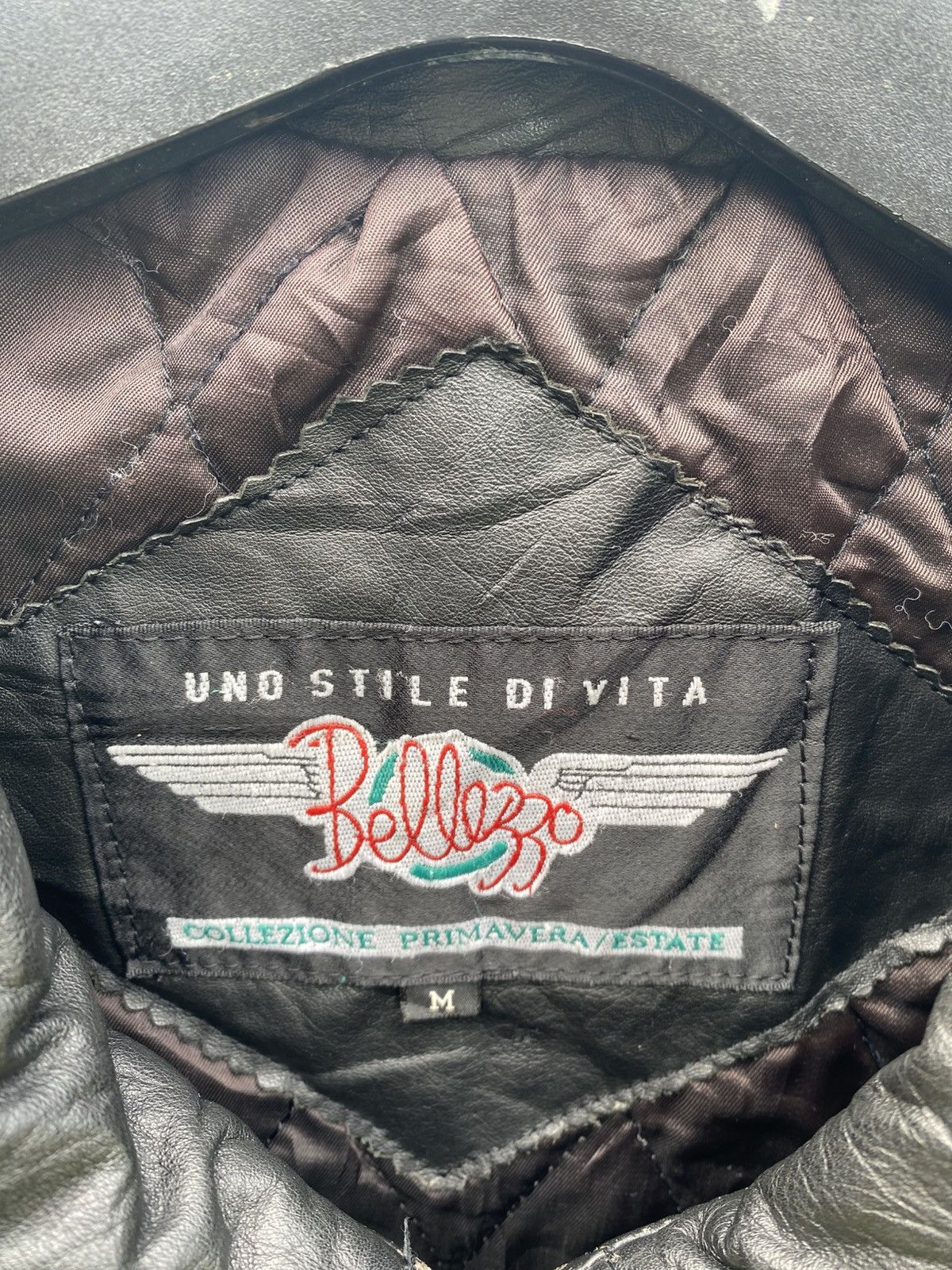 Vintage Vintage Bellezzo Leather Jacket SPRING/SUMMER COLLECTION Size US M / EU 48-50 / 2 - 5 Thumbnail