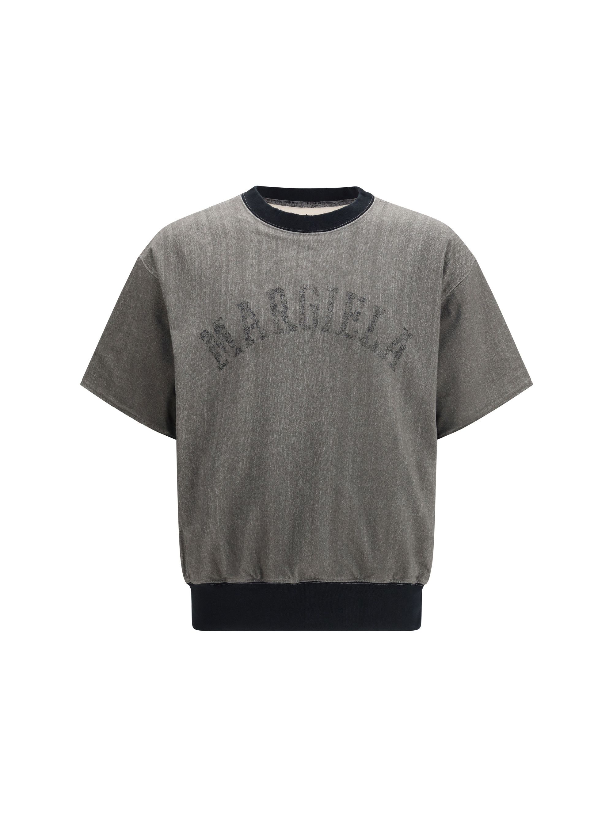 Maison Margiela Crewneck Sweatshirt with short sleeves Size US XL / EU 56 / 4 - 1 Thumbnail