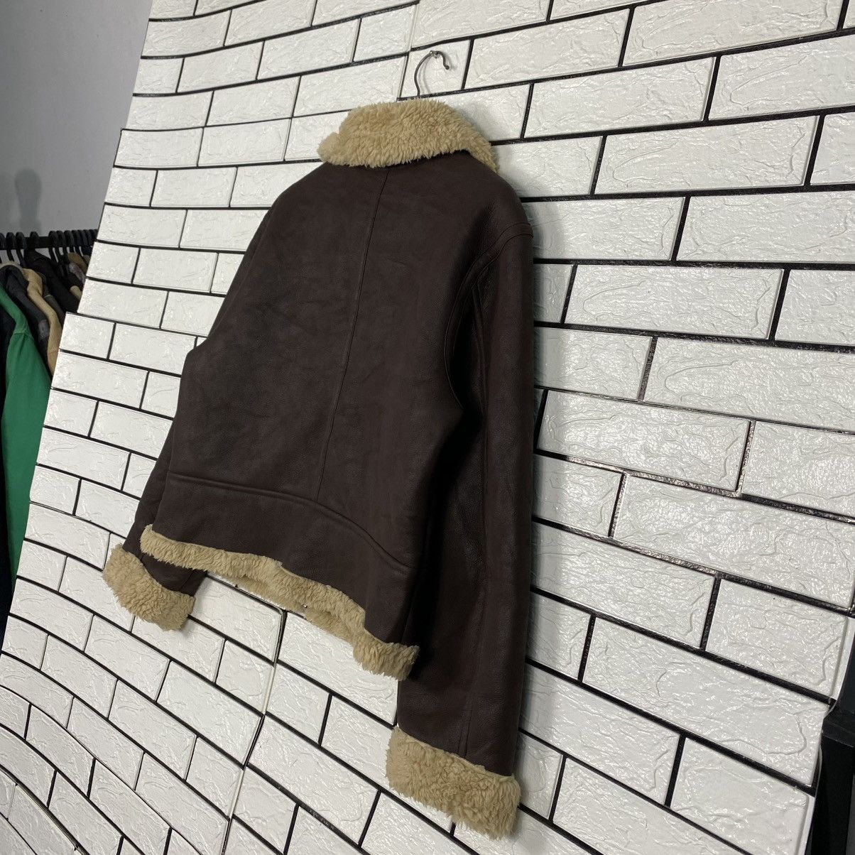 Japanese Brand 🔥VTG SOFT LEATHER JACKET SHEARLING BLANKET GU ISSEY MIYAKE Size US L / EU 52-54 / 3 - 10 Thumbnail
