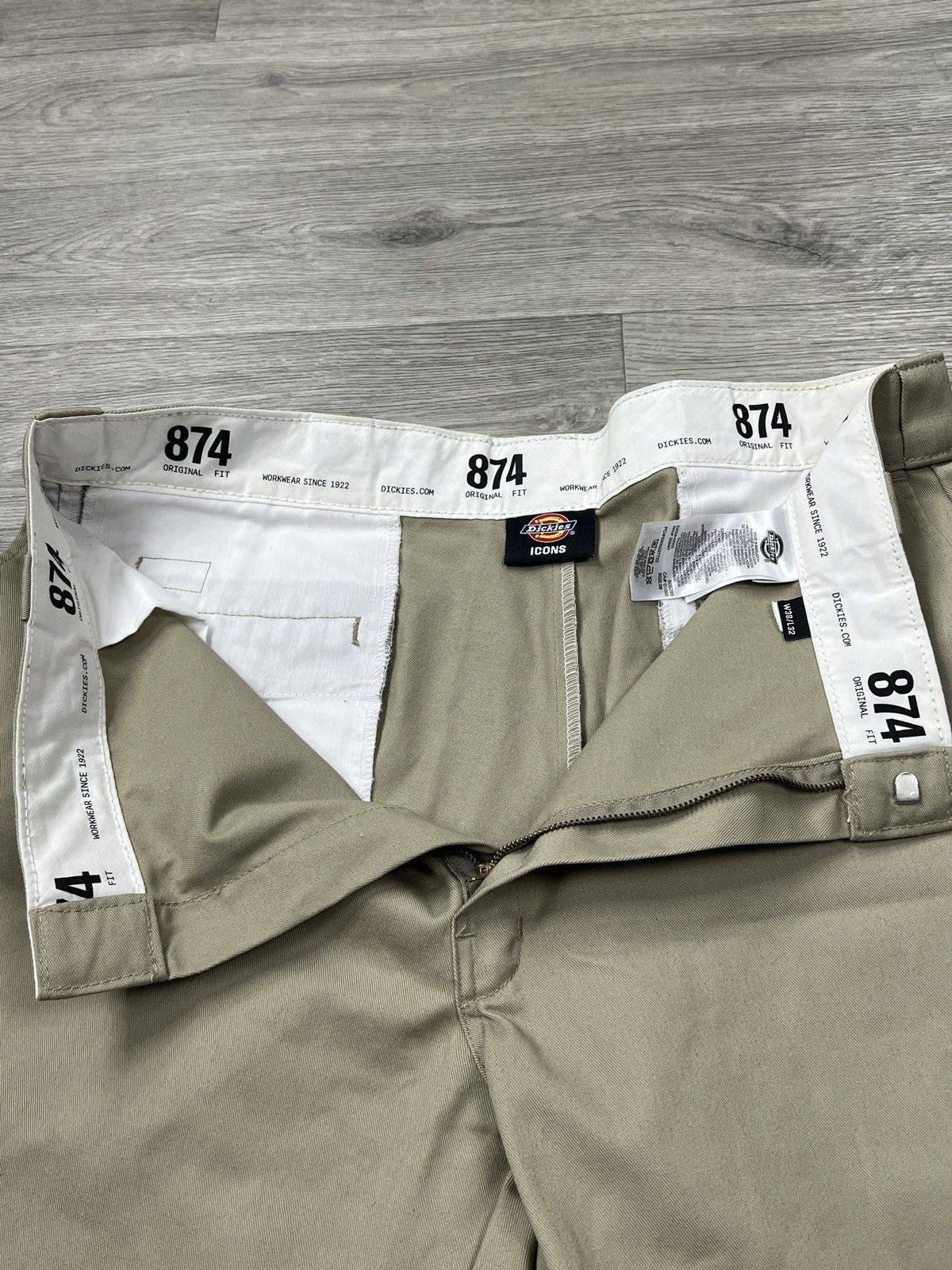 Dickies Dickies 874 Icons Original Fit Work Pants Khaki Beige 38/32 Size US 38 / EU 54 - 5 Thumbnail