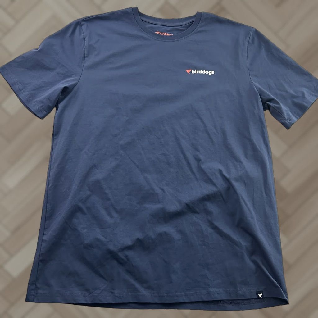 Spell Birddogs Short Sleeve Spell Out T Shirt Men's XL Blue Size US XL / EU 56 / 4 - 1 Thumbnail