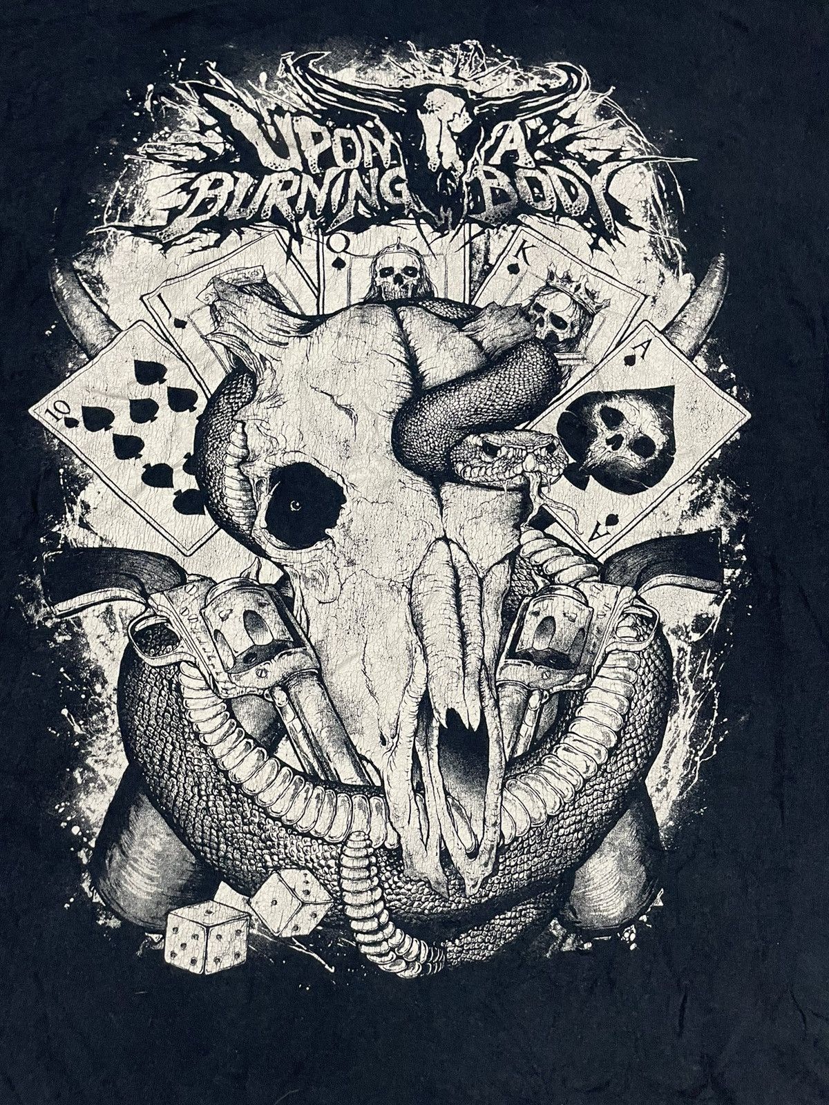 Band Tees × Vintage VTG Upon A Burning Body Metalcore Band Tee Size US L / EU 52-54 / 3 - 10 Thumbnail