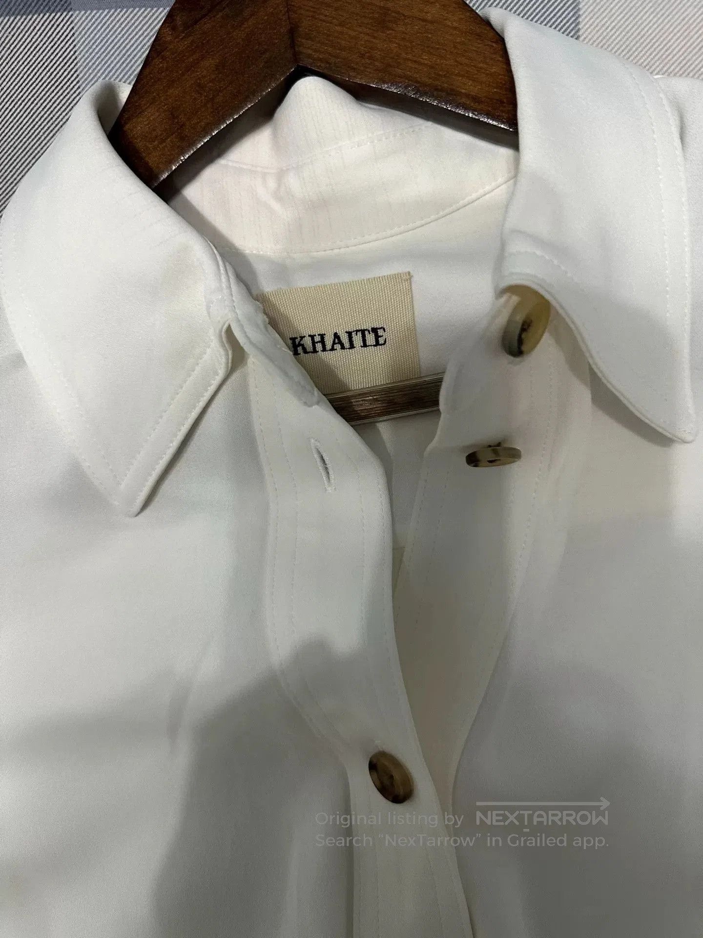 KHAITE Khaite Puff Sleeve Shirt Dress. Size M / US 6-8 / IT 42-44 - 6 Thumbnail