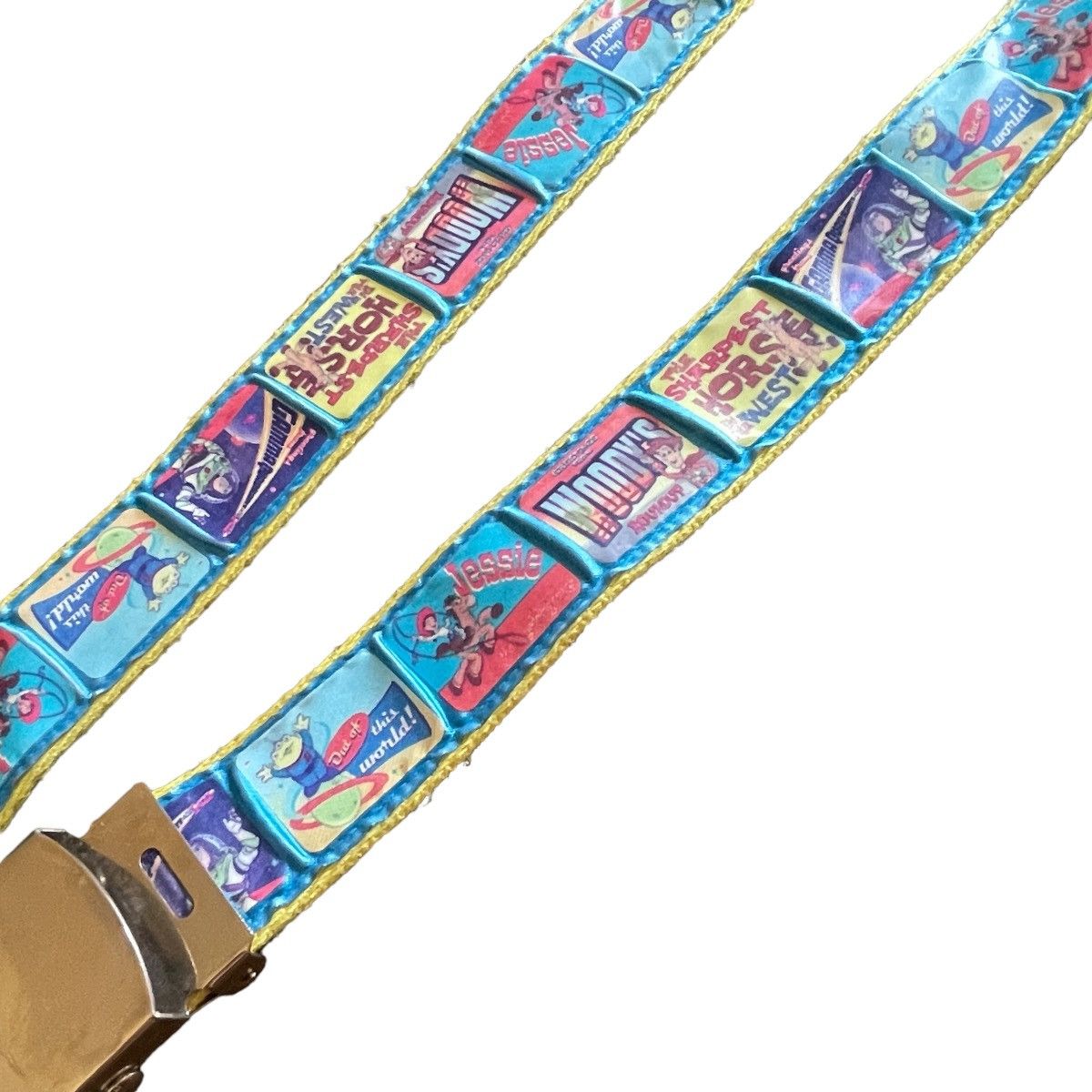 Cartoon Network × Disney × Vintage Vintage OG Toy Story 1 Movie Cotton Bunckle Belt Size ONE SIZE - 4 Thumbnail