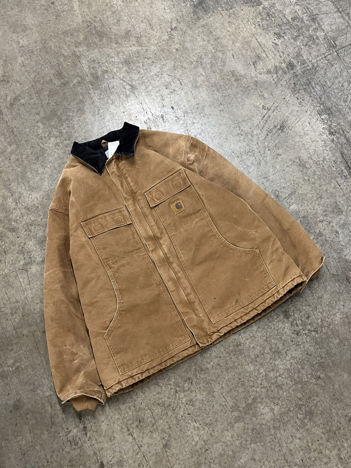 Carhartt × Vintage Carhartt c26 Brn vintage canvas jacket workwear hype rare Size US XXL / EU 58 / 5 - 1 Thumbnail
