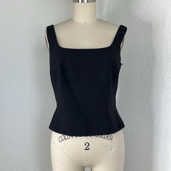 Giorgio Armani Giorgio Armani VTG 90s Suit Shell Tailored Side Zip Top Size M / US 6-8 / IT 42-44 - 1 Thumbnail