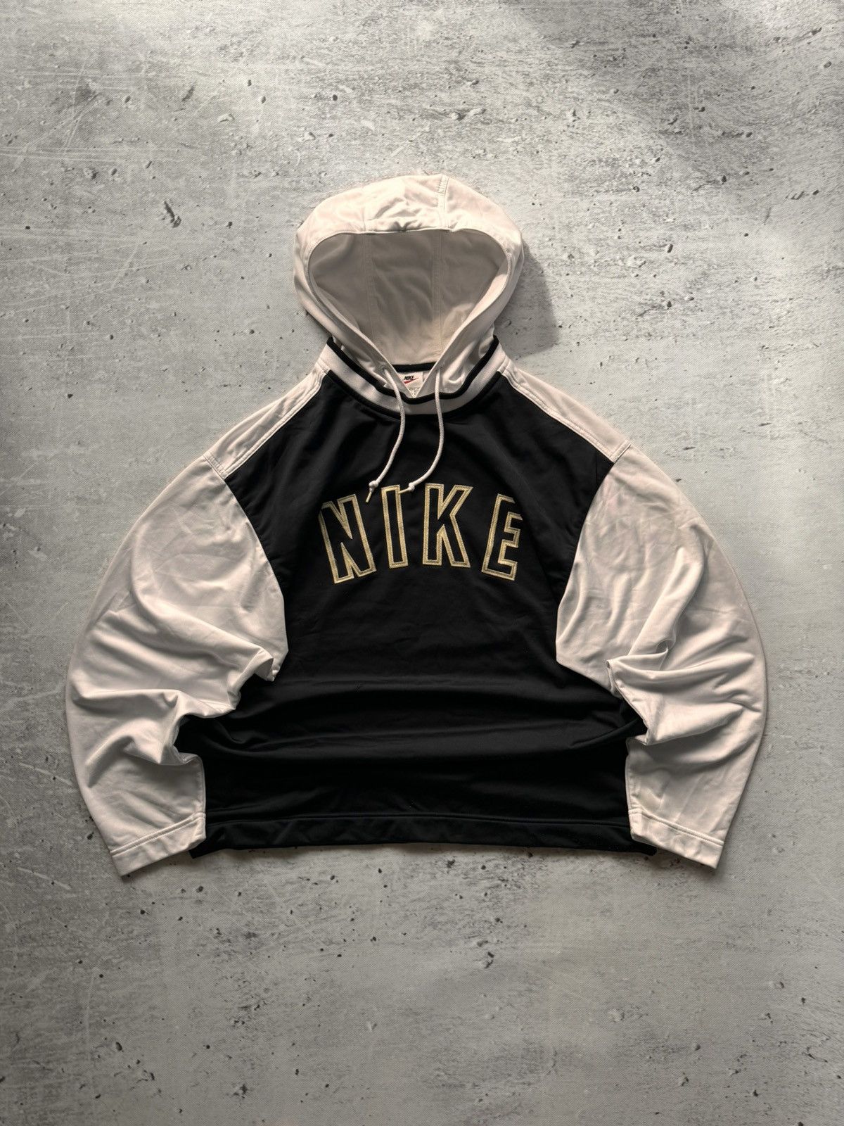 Nike × Vintage NIKE VINTAGE CENTER LOGO OVERSIZE BOXY HOODIE Size US L / EU 52-54 / 3 - 1 Thumbnail