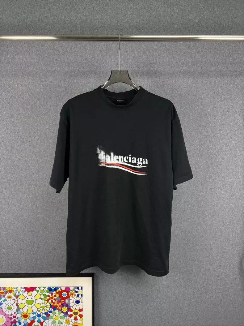 Balenciaga Black Short Sleeve T-Shirt-dmc