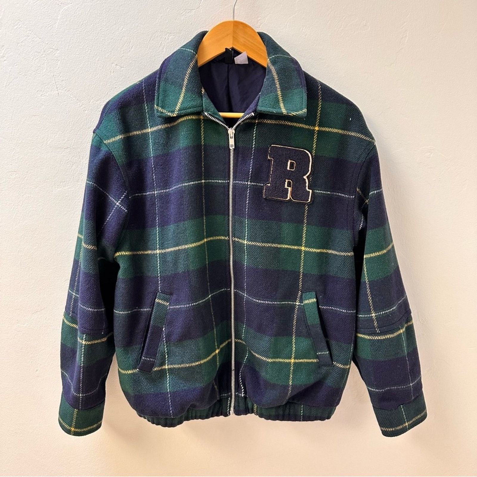Divided Divided by H&M Plaid Varsity-Style Jacket - Size XXS Size US XXS / EU 40 - 1 Thumbnail