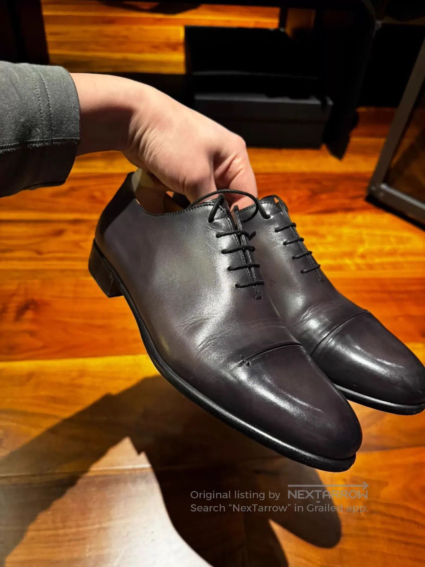 Berluti Black Formal Lace-Up Shoes Size 5.5. Size US 5.5 / EU 38 - 6 Thumbnail