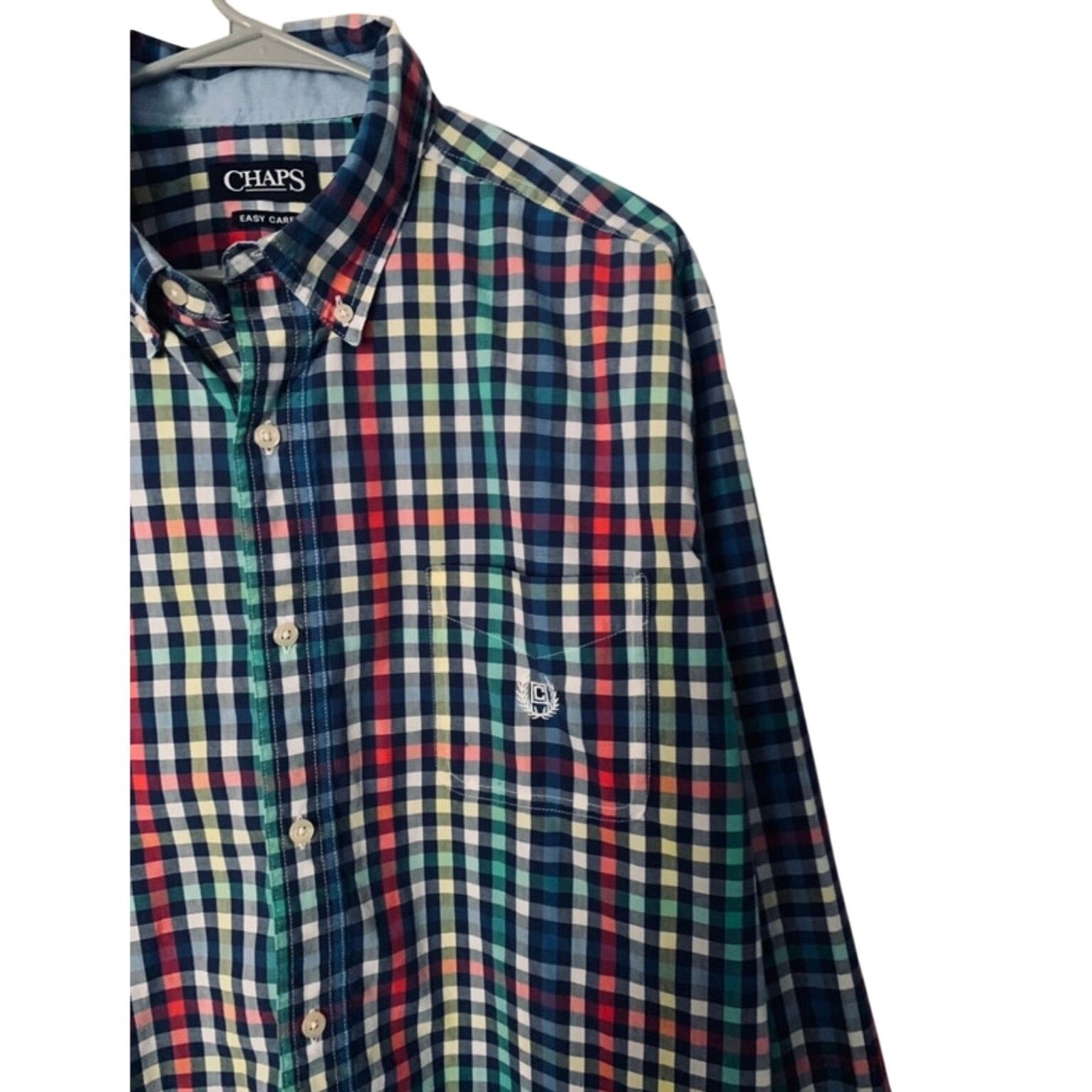 Chaps Chaps XL Multicolor Plaid Button Down Shirt- Long Sleeve Size US XL / EU 56 / 4 - 7 Thumbnail