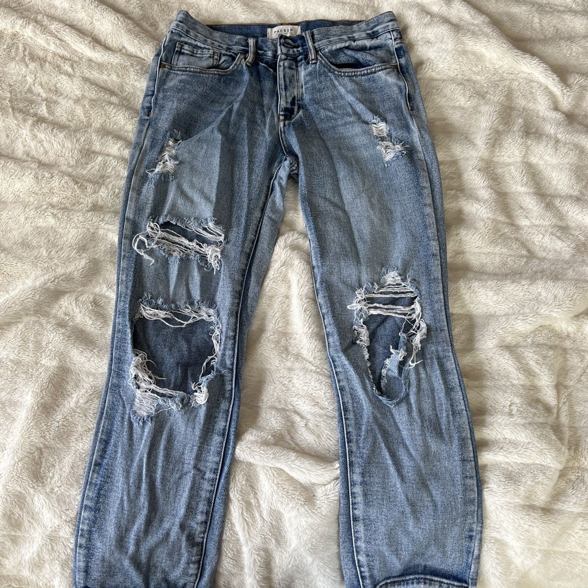 Pacsun Pacsun ripped boyfriend jeans Size 26" / US 2 / IT 38 - 1 Thumbnail