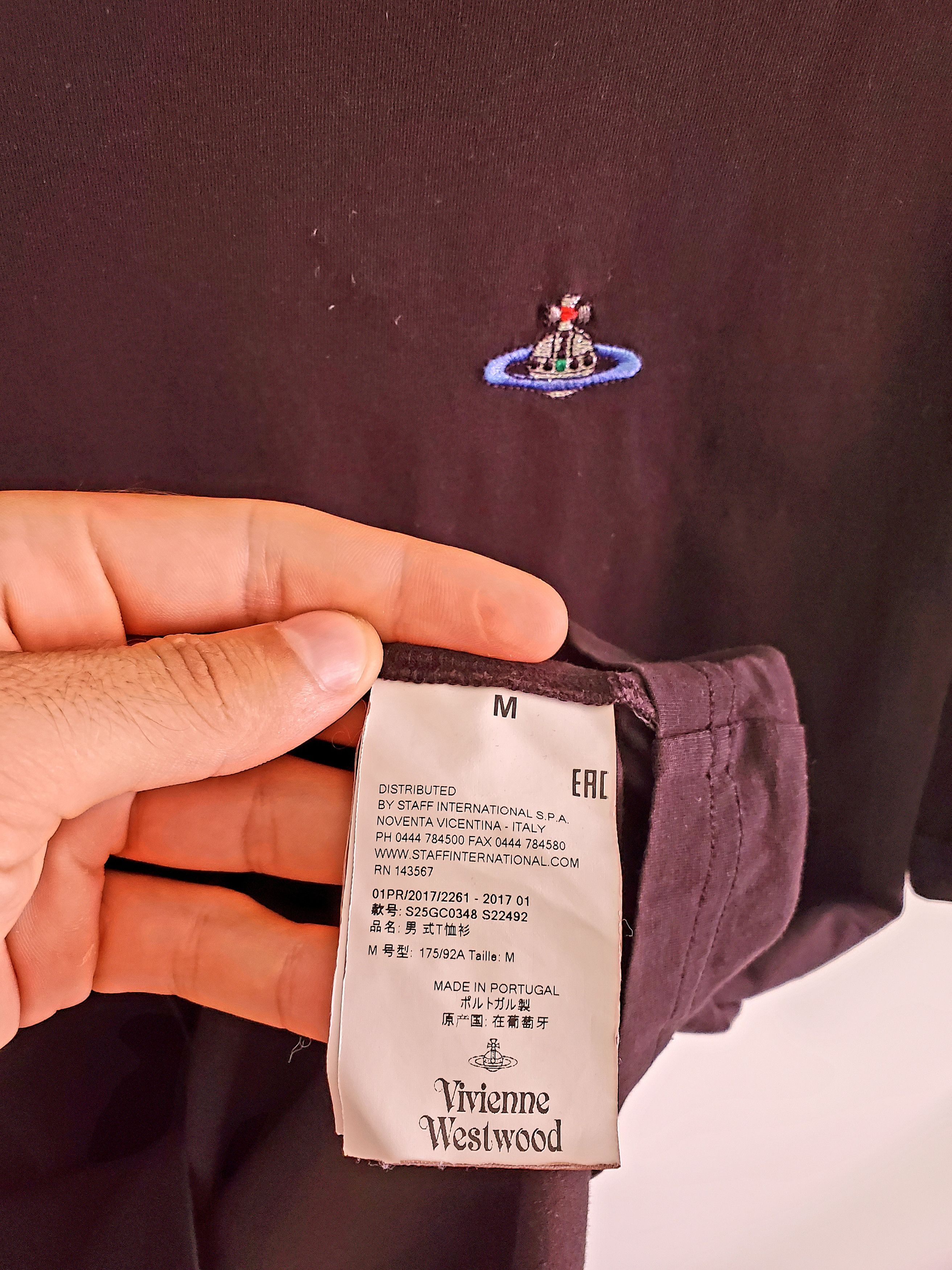 Vivienne Westwood Vivienne Westwood T-Shirt small logo size M Size US M / EU 48-50 / 2 - 4 Thumbnail