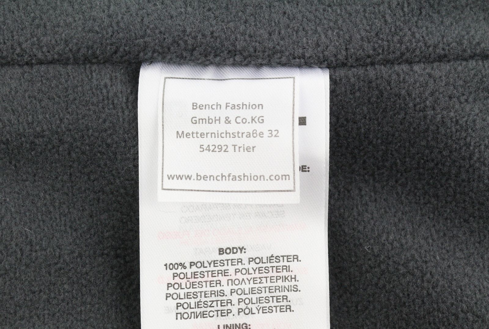 Bench DETTA XL Grey Quilted Removable Hood Sherpa 88053 Size US XL / EU 56 / 4 - 11 Thumbnail