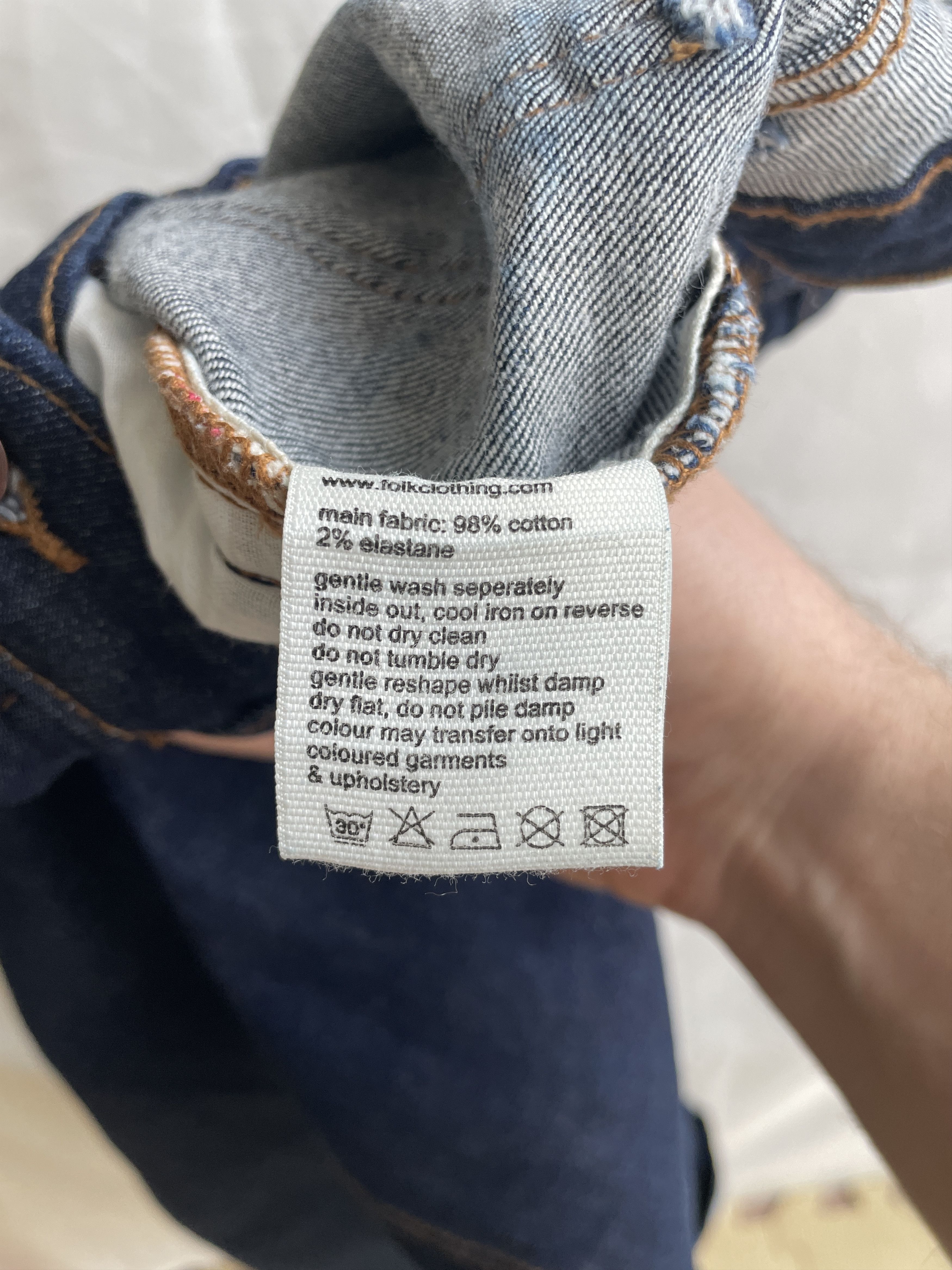 Folk Folk Slim Fit Selvedge Denim Size 30 Size US 30 / EU 46 - 9 Thumbnail