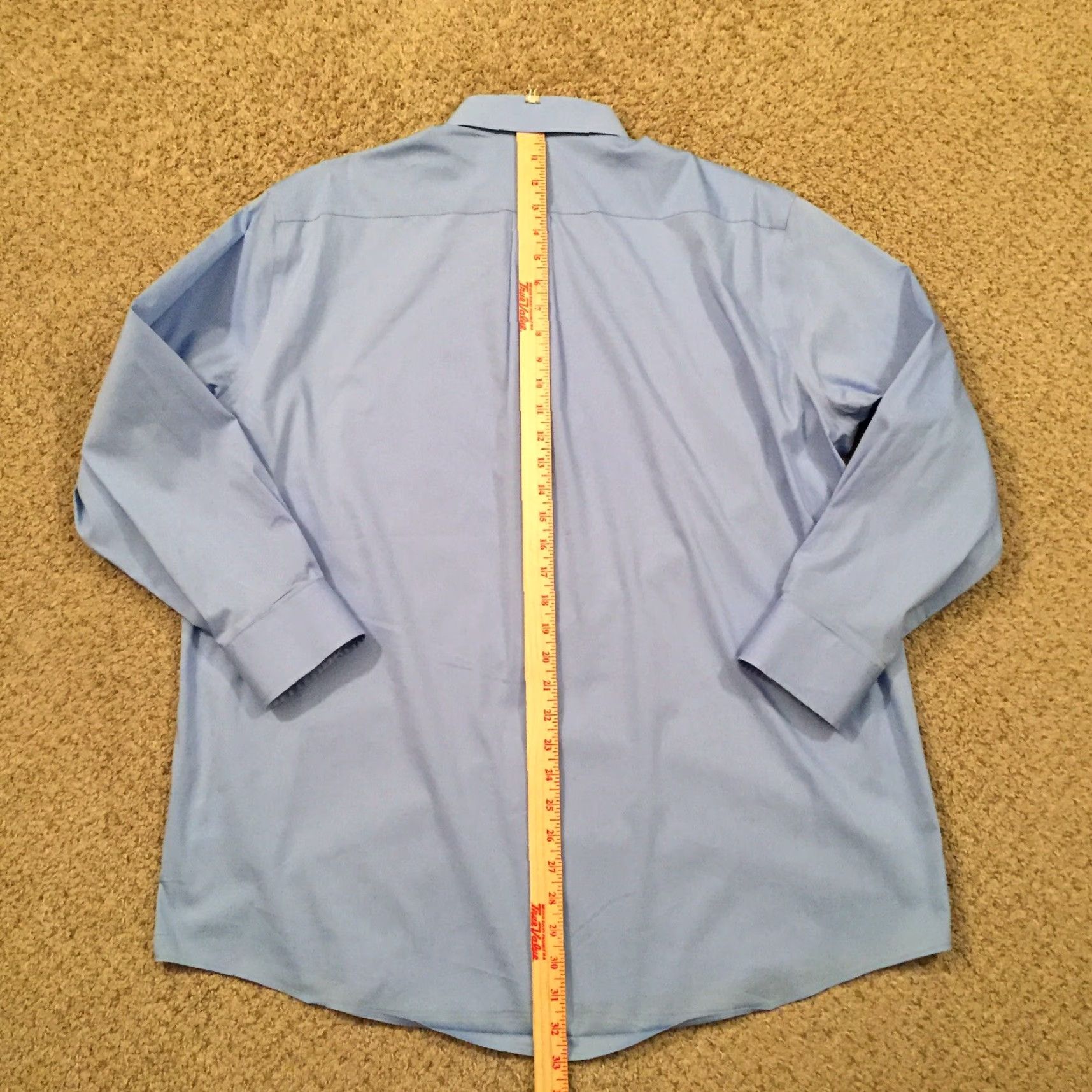 Stafford Stafford Shirt Mens XL Blue Long Sleeve Button-Up Smart Tech Shirt Size US XL / EU 56 / 4 - 6 Thumbnail