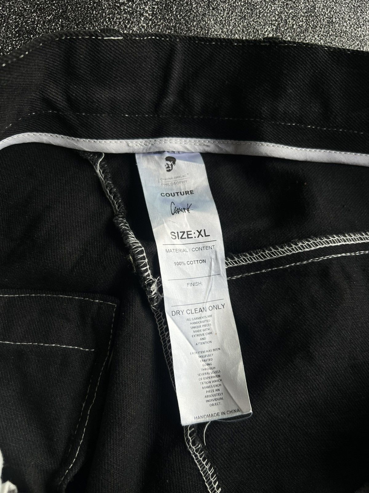 14th Addiction Chaunk Drklac SS17 Denim Pants Size US 33 - 6 Thumbnail