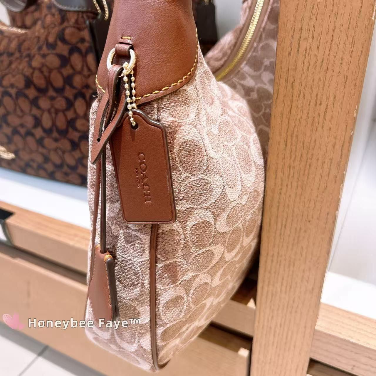 Coach Ella Shoulder Bag In Signature Chenille CCE49 Size ONE SIZE - 3 Thumbnail