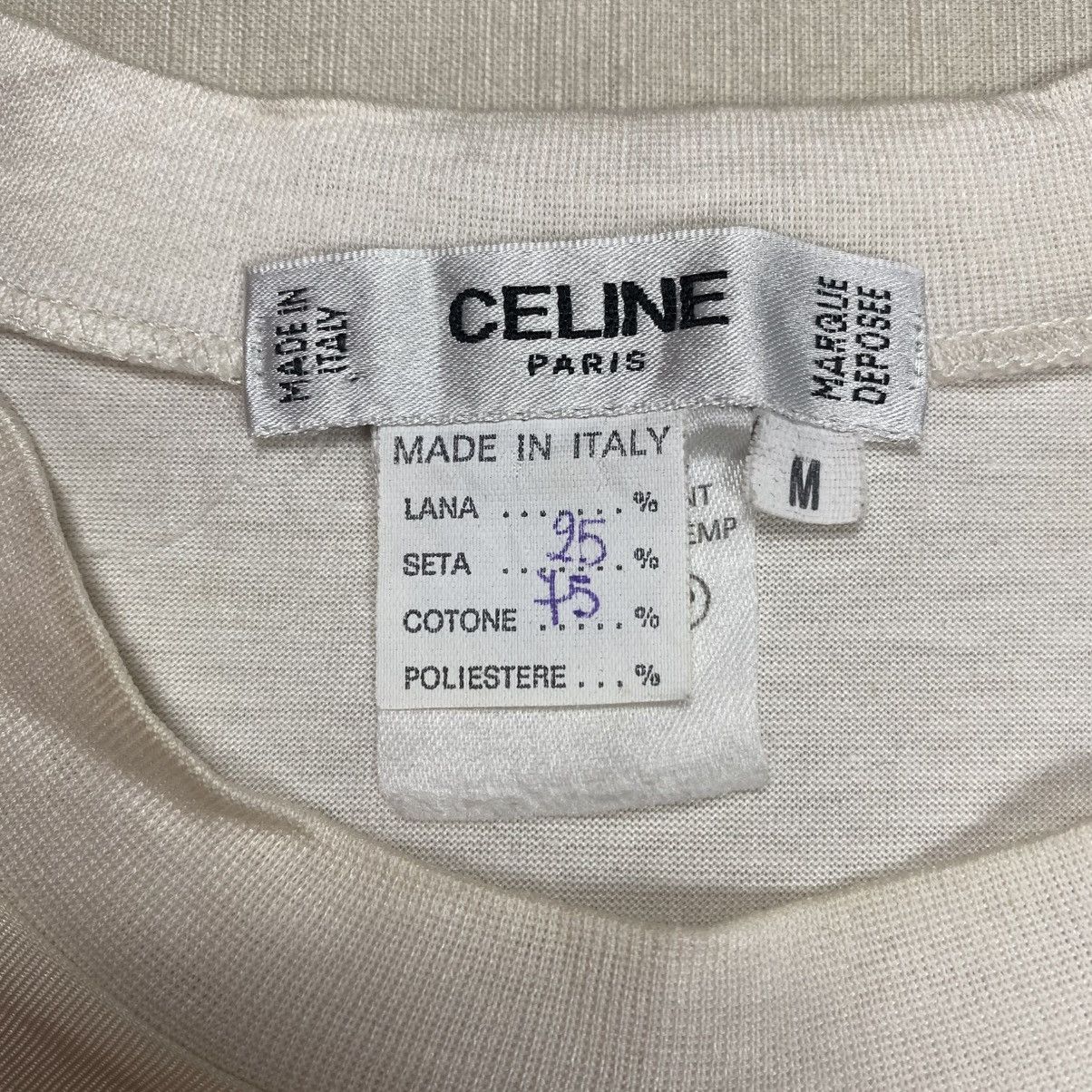 Celine Celine Mix Match Logo Pattern Silk Shorts Sleeve Shirts Size US M / EU 48-50 / 2 - 17 Thumbnail