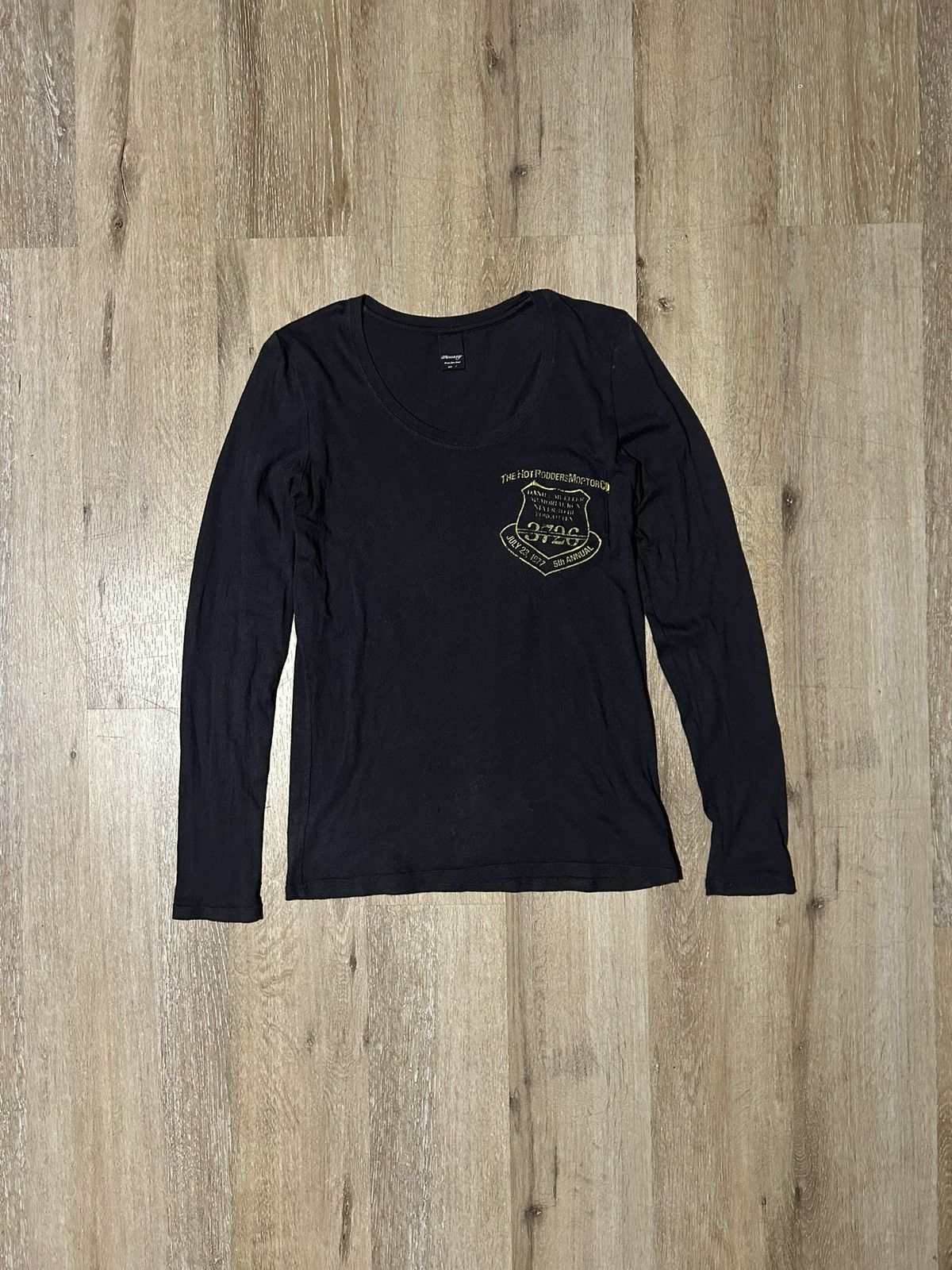 MOUSSY Vintage Japanese Brand Moussy Hot Rodders Longsleeve Shirt Size US XS / EU 42 / 0 - 1 Thumbnail