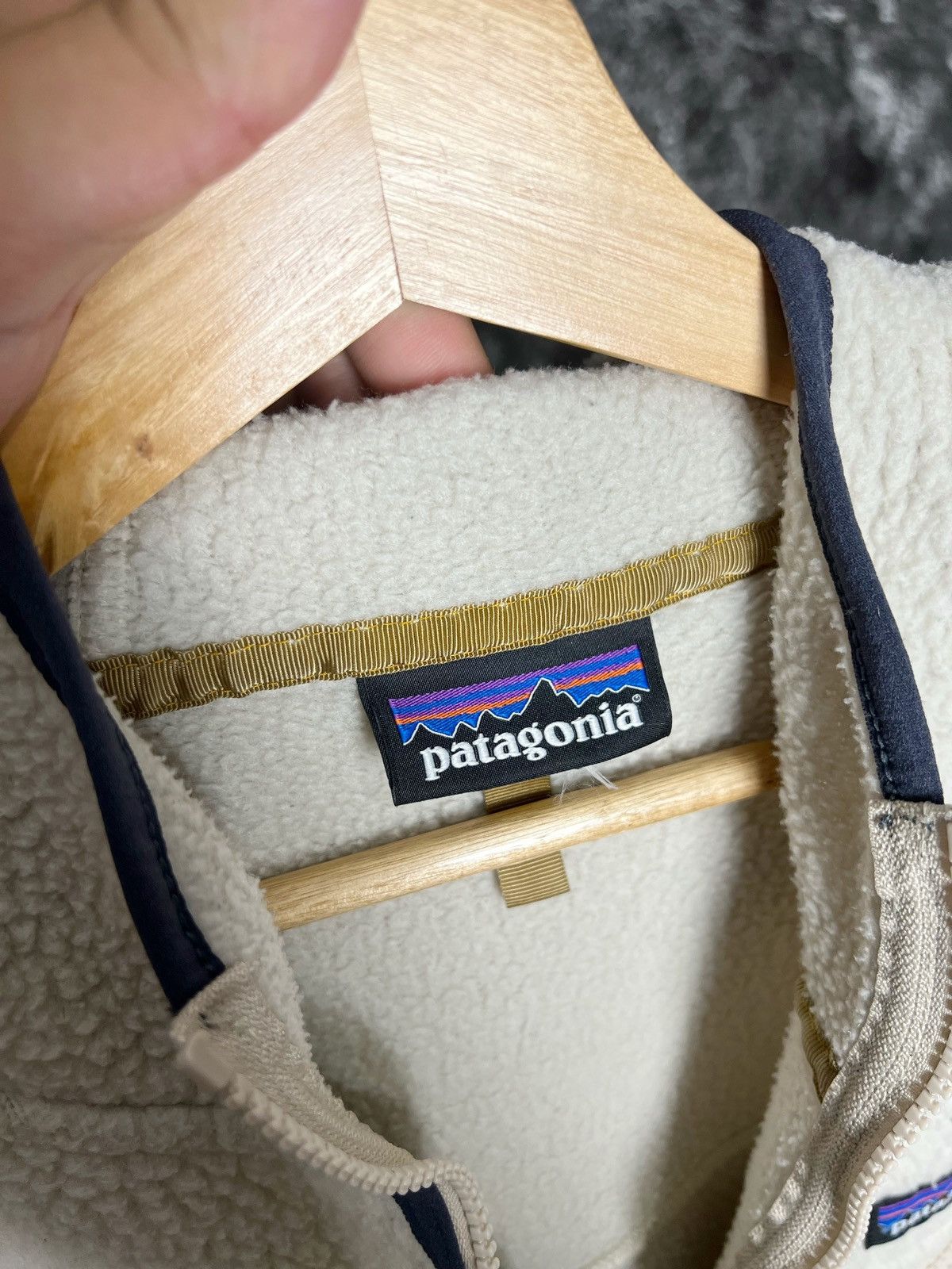 Other Patagonia Pile Fleece Full Zip Warm Hood Natural Jacket Size US M / EU 48-50 / 2 - 5 Thumbnail