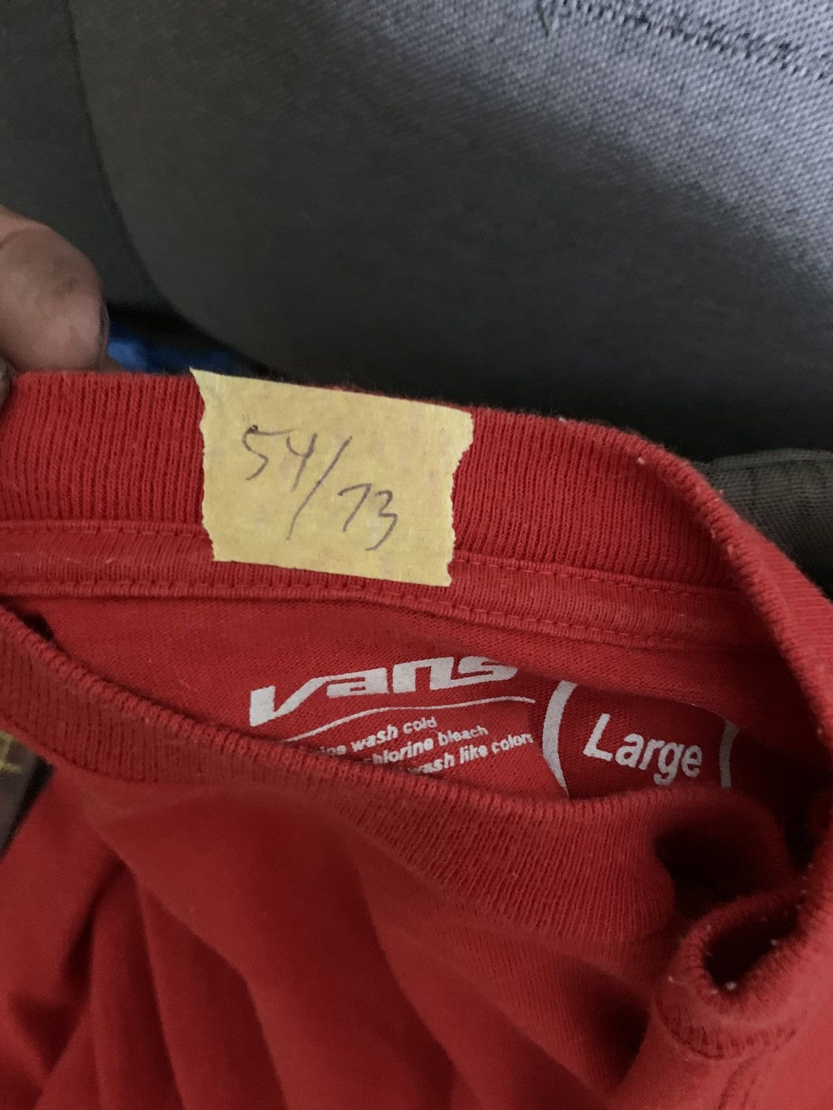 Vans Vans tees vintage x streetwear x skatesurfbrand Size US L / EU 52-54 / 3 - 6 Thumbnail