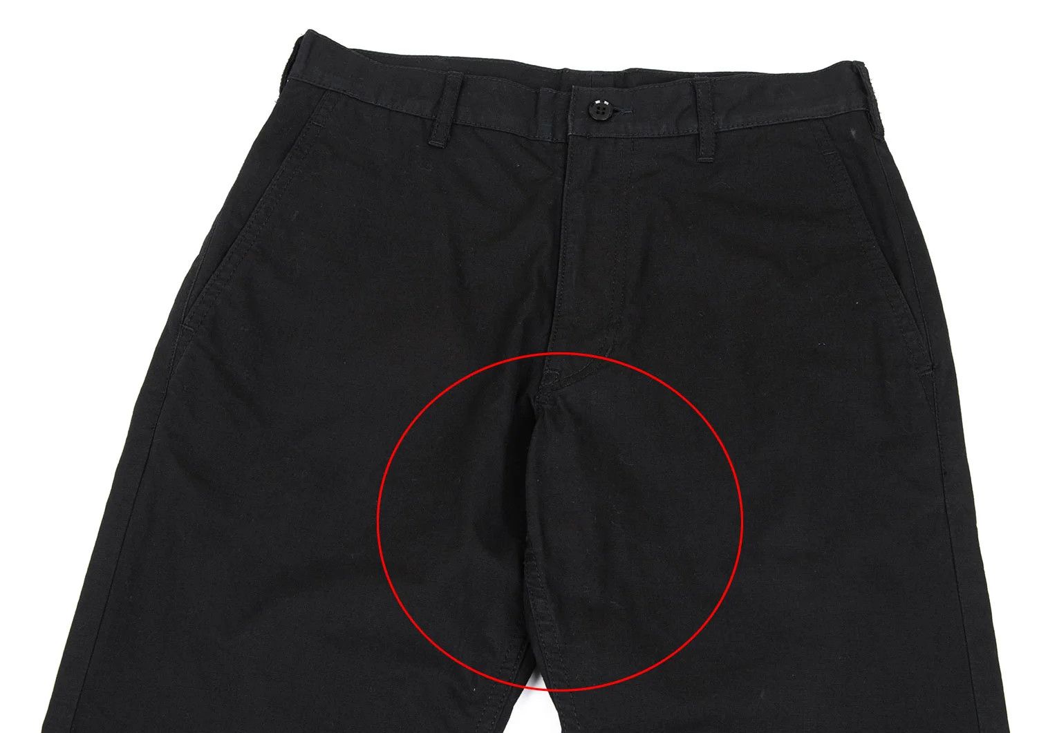Comme des Garcons Homme Plus Cotton Straight Pants in Black Size S Size US 30 / EU 46 - 2 Thumbnail