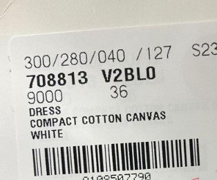 Bottega Veneta o1n1vont0325 Knotted Compact Cotton Canvas Dress in White Size XS / US 0-2 / IT 36-38 - 4 Thumbnail