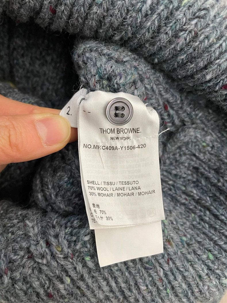 Thom Browne Thom browne Blue-green four-striped wool horsehair blended Size US M / EU 48-50 / 2 - 6 Thumbnail