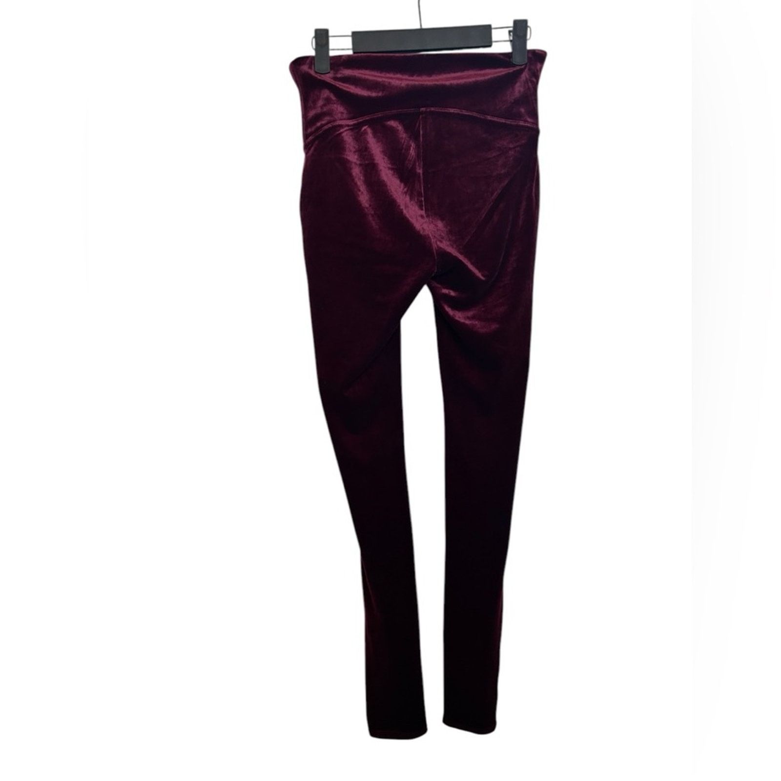 Spanx Nwt Spanx Rich Burgundy Velvet Leggings Size 30" / US 8 / IT 44 - 1 Thumbnail