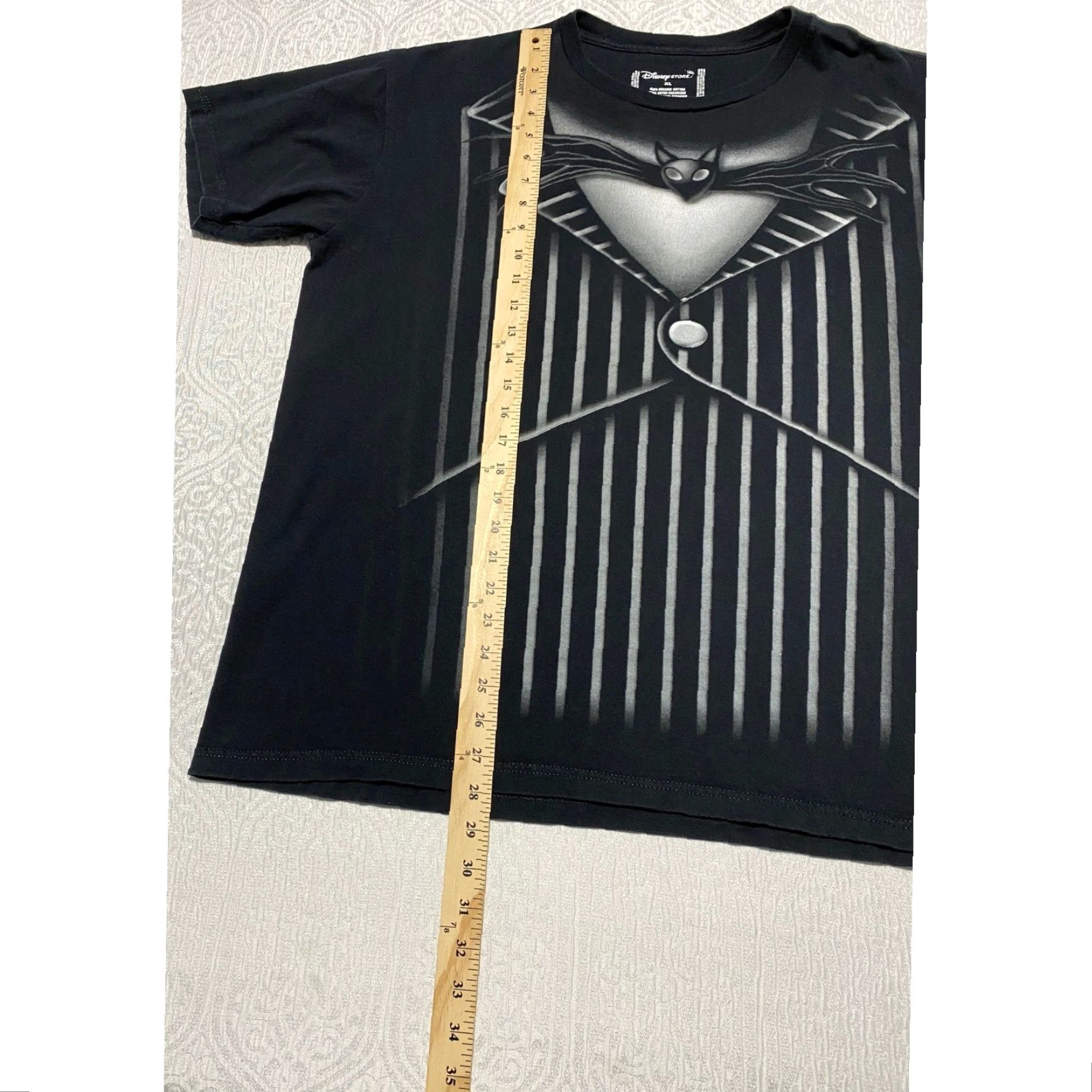 Disney VINTAGE Disney Store Jack Skellington Nightmare Before Christmas Tuxedo Tee Black XL Size US XL / EU 56 / 4 - 4 Thumbnail