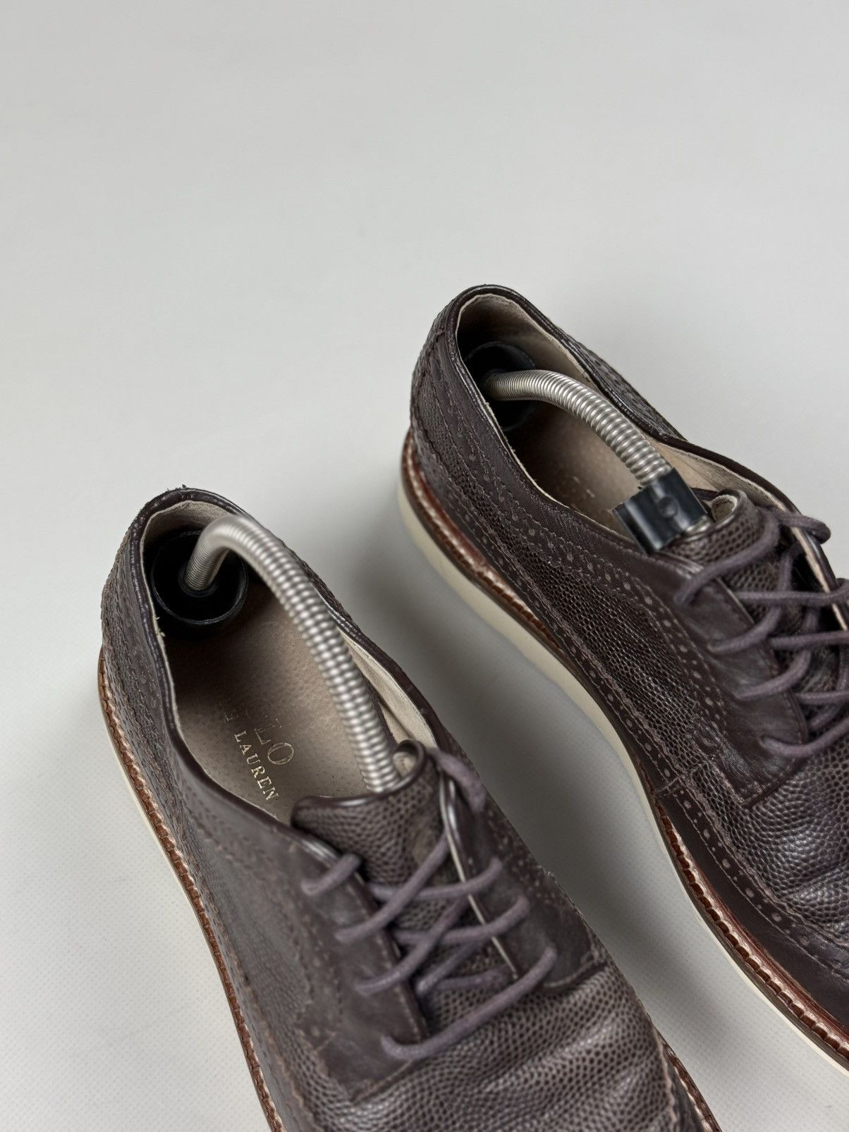 Polo Ralph Lauren Polo Ralph Lauren Men’s Oxford Leather Formal Shoes Size US 10 / EU 43 - 2 Thumbnail
