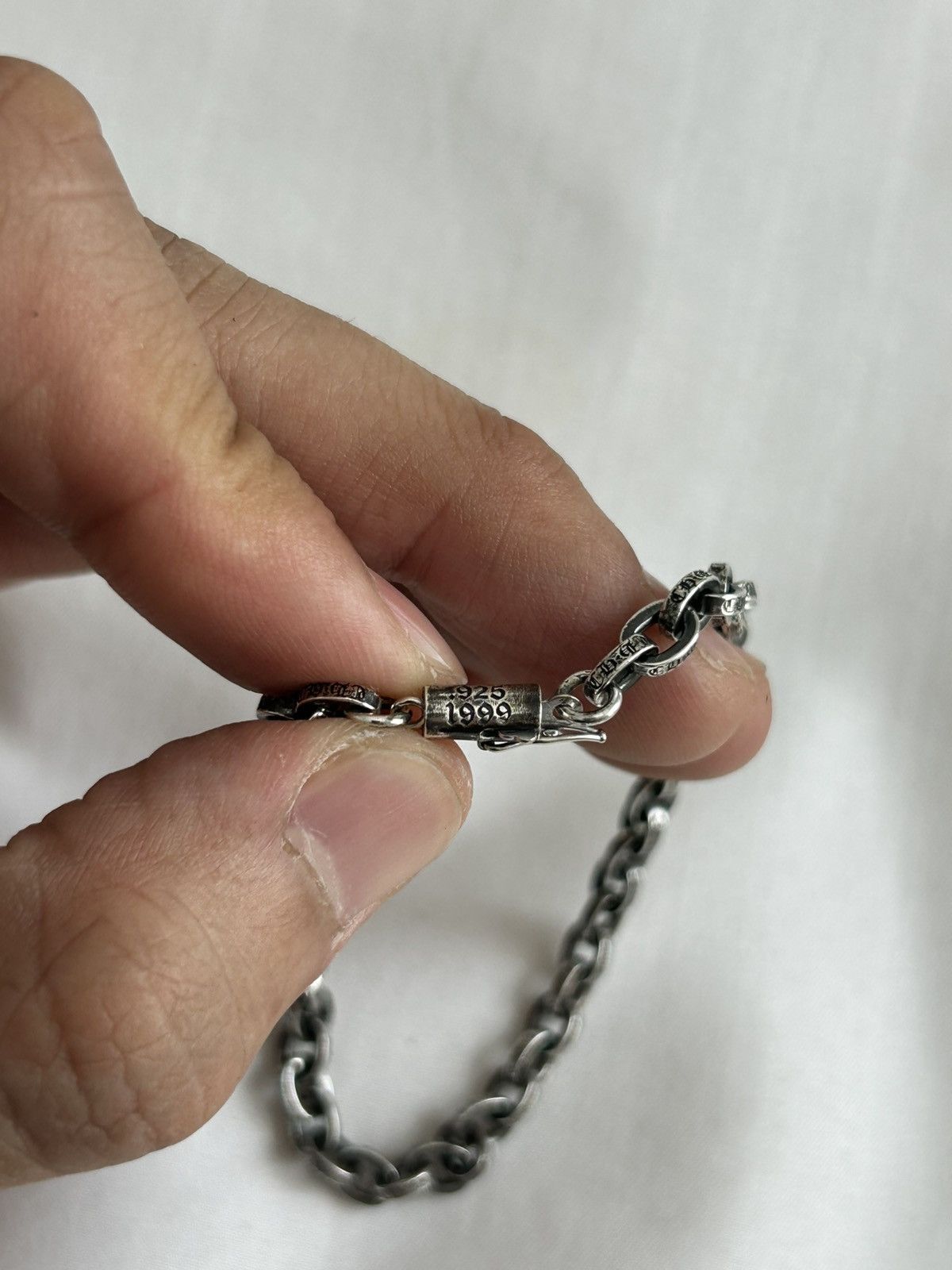Chrome Hearts Chrome Hearts Bracelet Silver Paper Chain 8 Inches New Size ONE SIZE - 3 Thumbnail