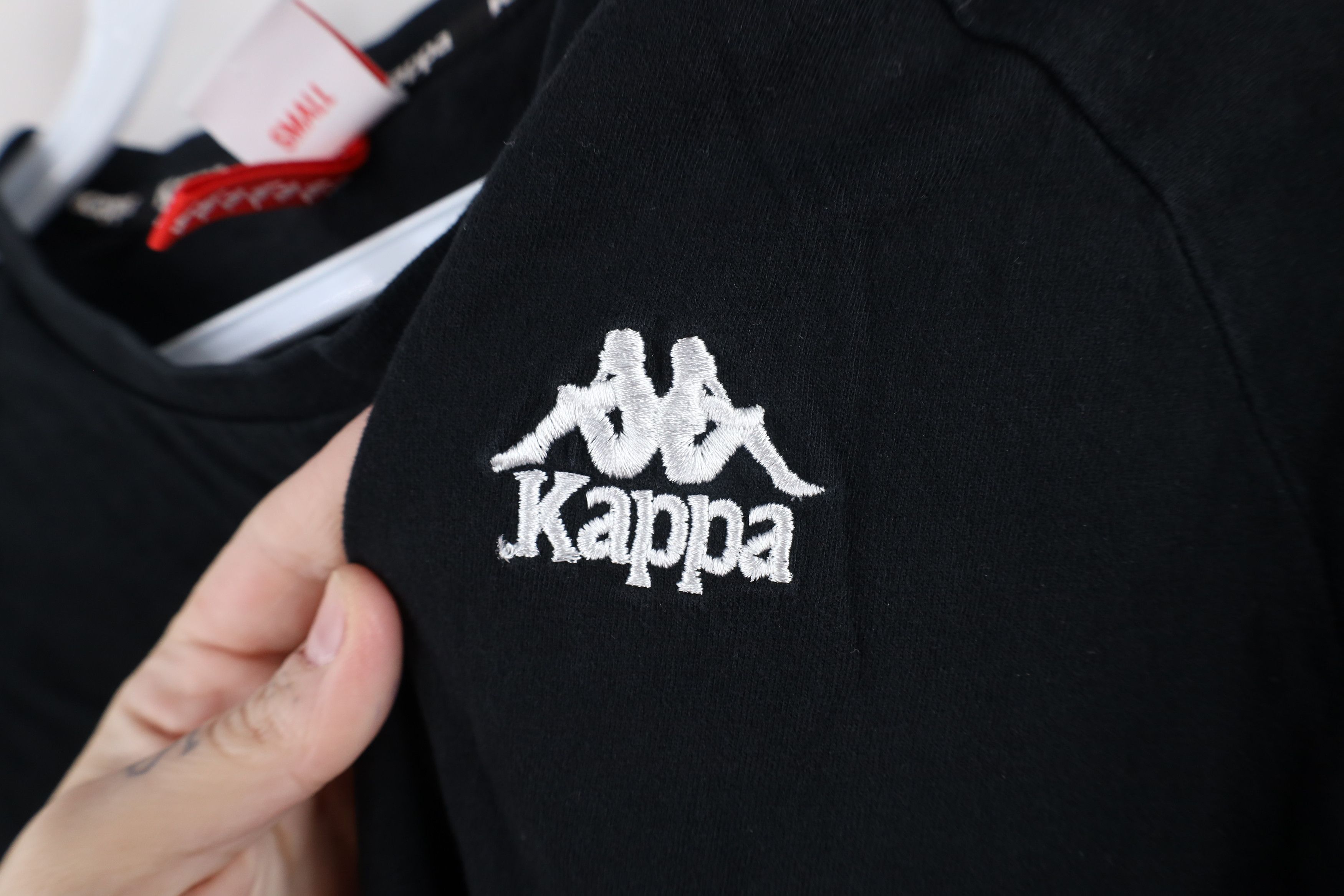 Kappa × Vintage Vintage Y2K Kappa Taped Logo Soccer Long Sleeve T-Shirt Size US S / EU 44-46 / 1 - 4 Thumbnail
